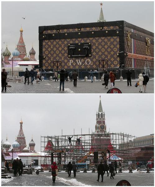 Louis Vuitton's Red Square: Photo by Tatyana Makeyeva