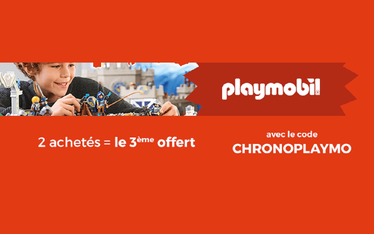 Cdiscount ne rigole pas avec le Black Friday : 2 produits Playmobil  achetés, le 3ème offert - Le Parisien