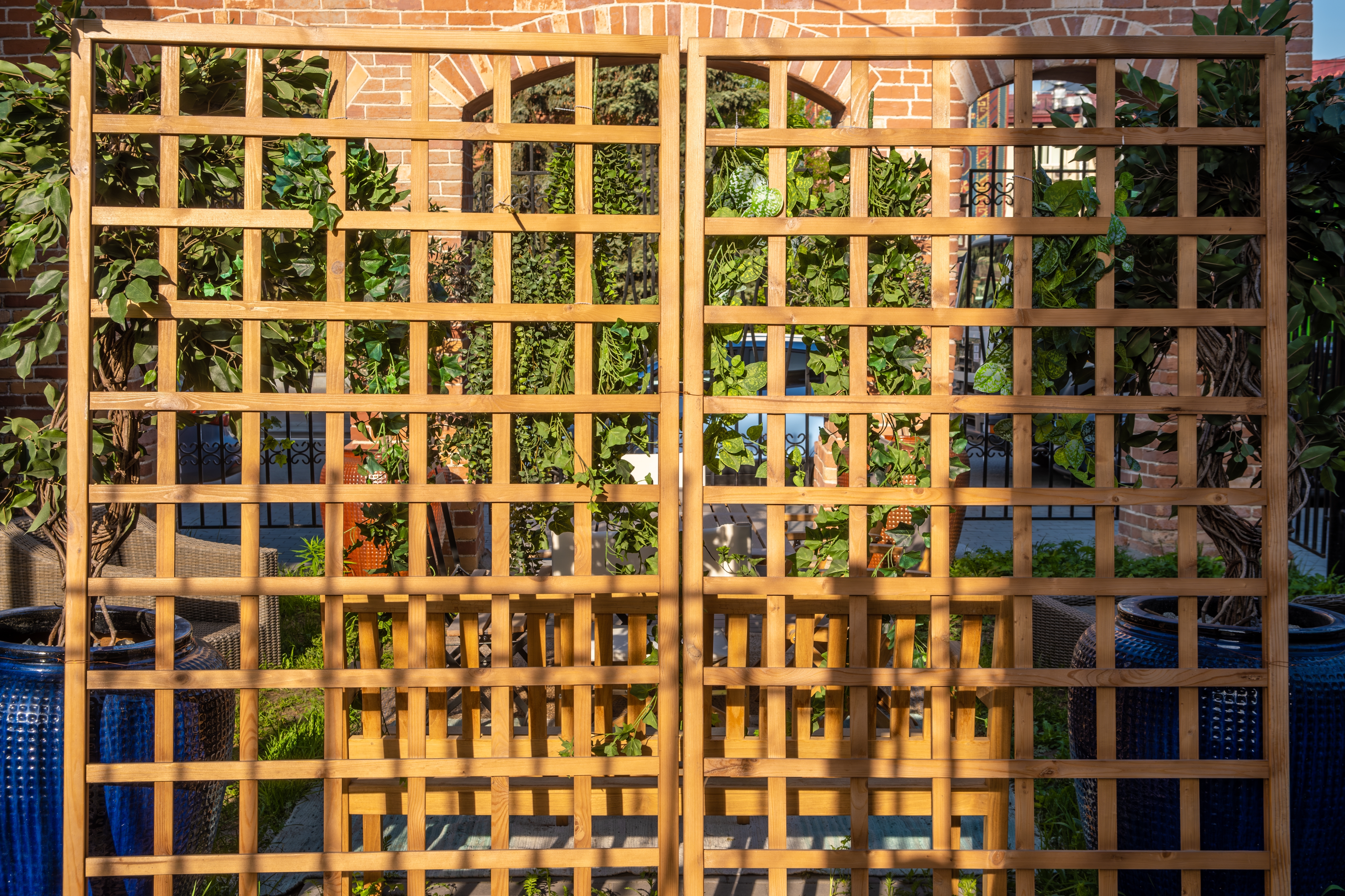 Le claustra, une solution efficace pour plus d'intimité au jardin