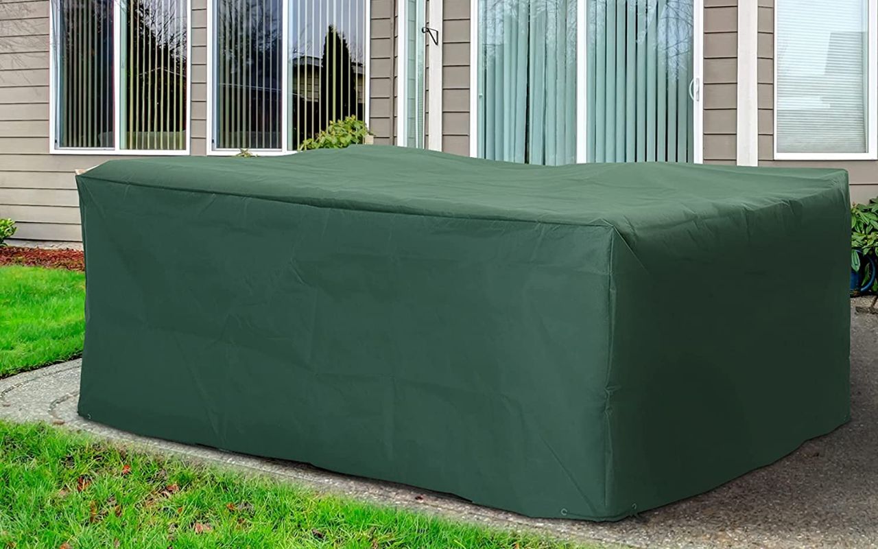 Housse de protection pour meubles de jardin, tissu en polyester