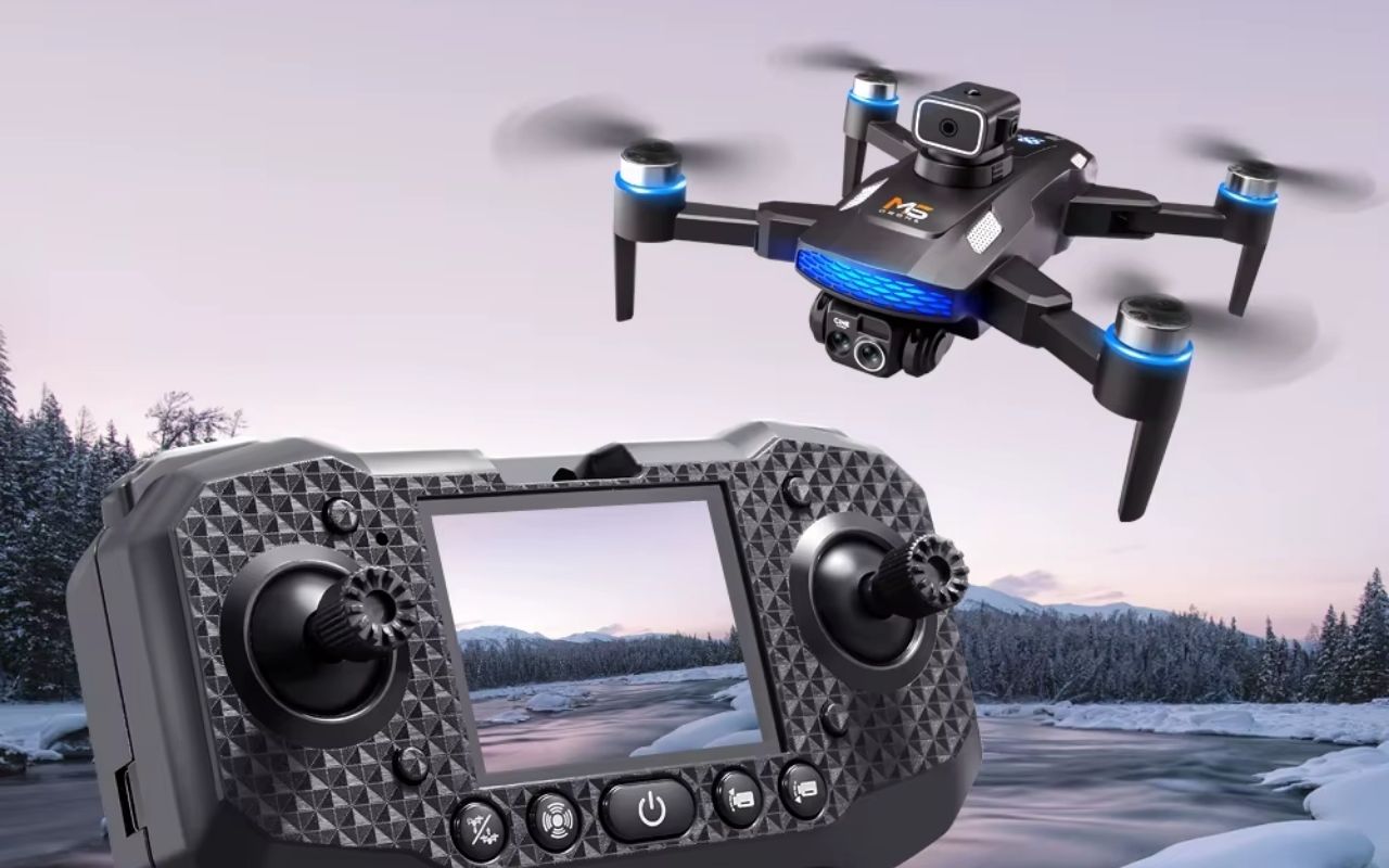 Drone M5 - Drone selfie RC télécommande longue distance caméra hd vidé