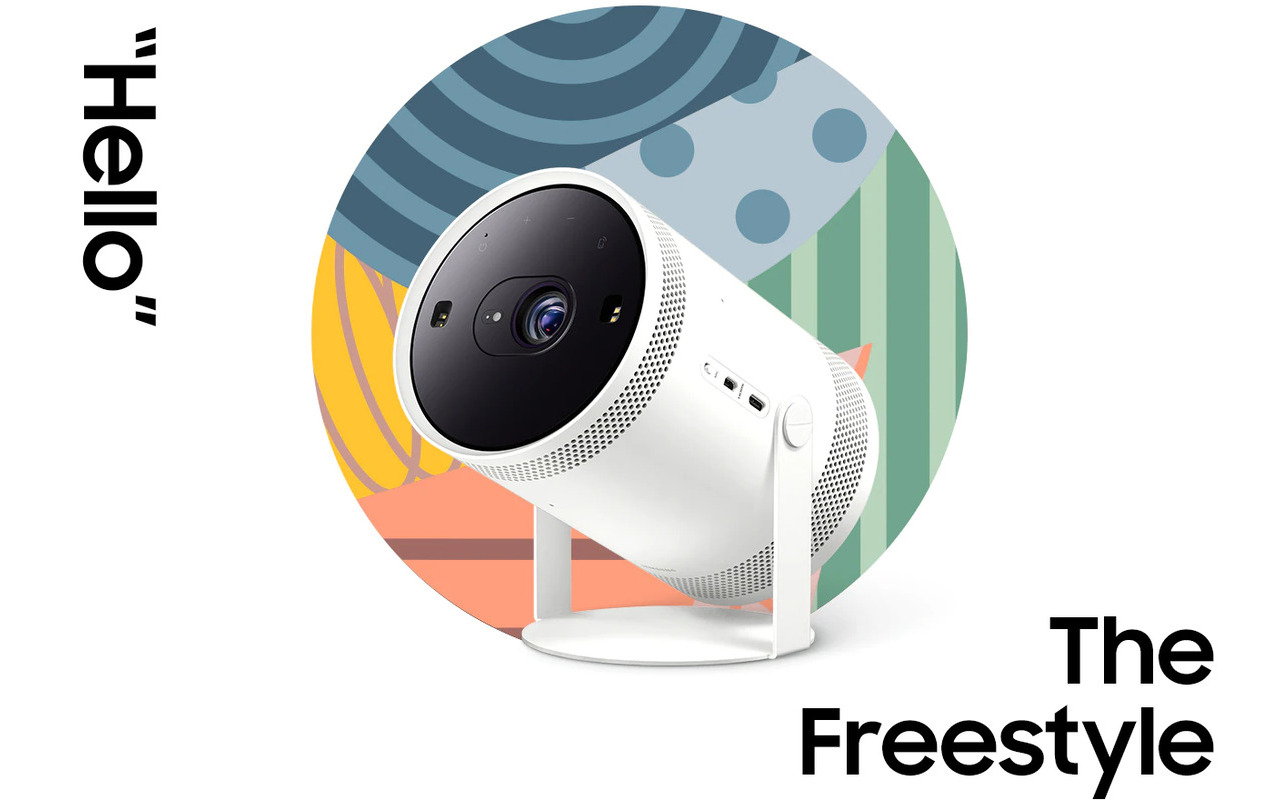 CES 2022 : Samsung freestyle projector , le vidéoprojecteur