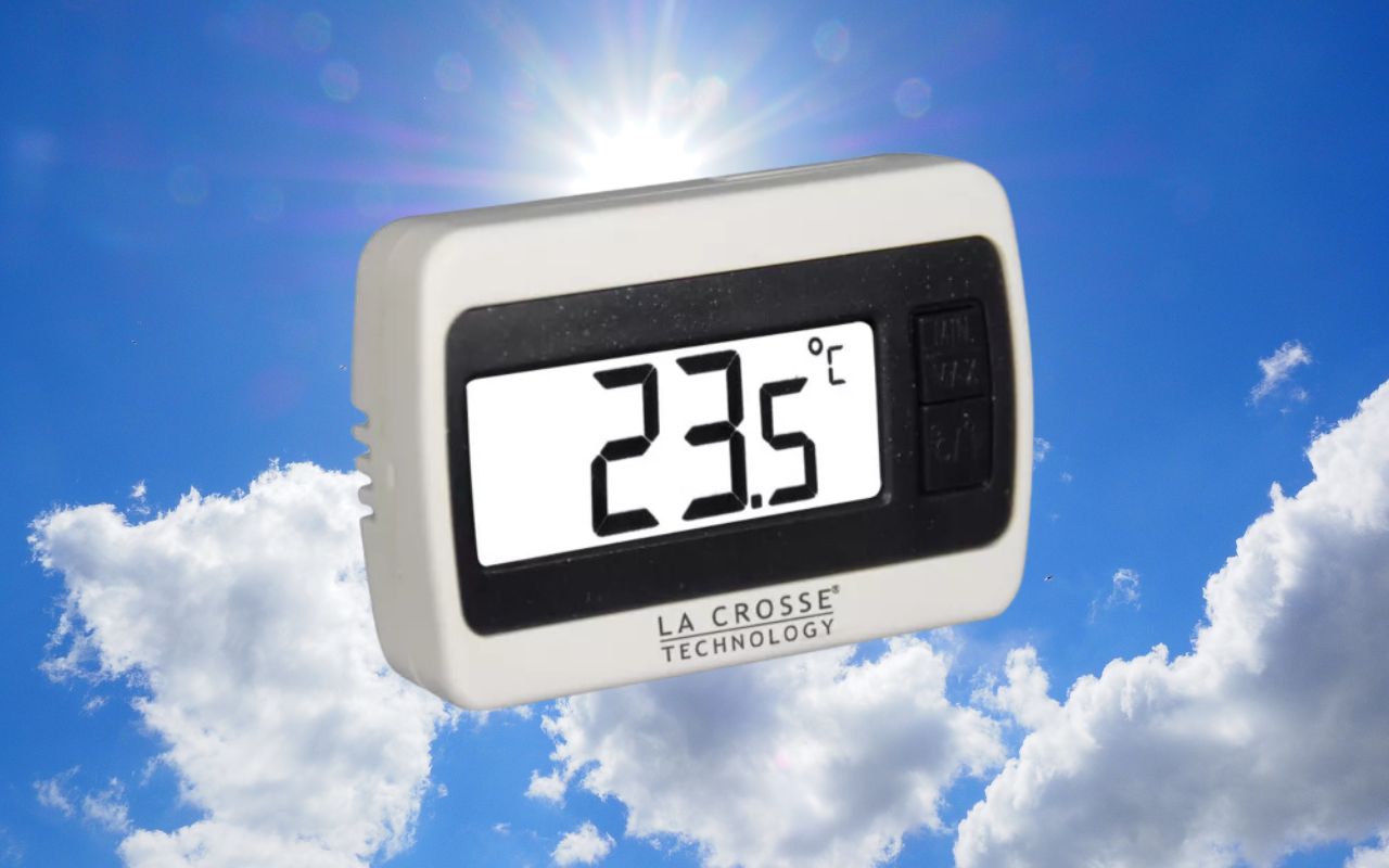 4 Pièces Thermomètres Muraux D'intérieur Ou D'extérieur, Moniteur De