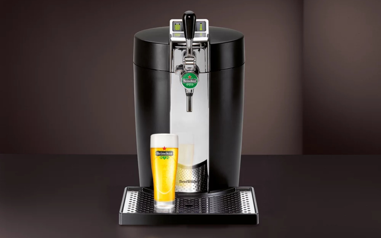 Krups Beertender Machine bière pression, Fûts de 5 L, Marques du