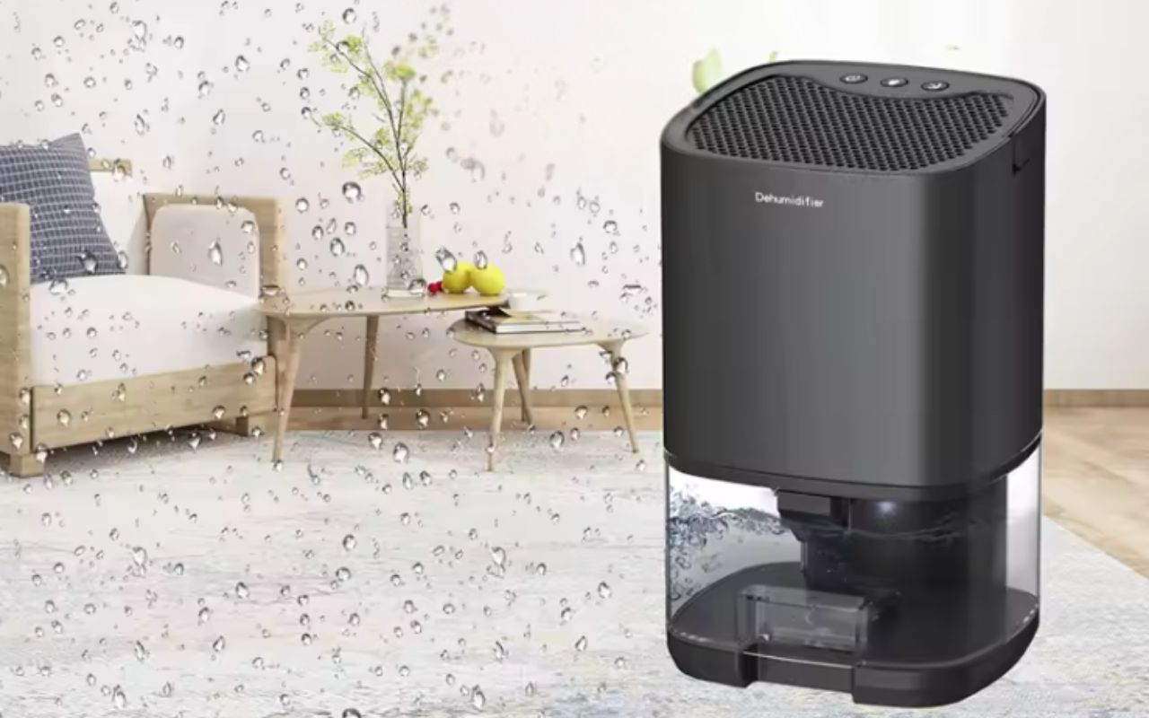 Déshumidificateur Camry 1,5L – Silencieux Avec Fonction Sleep – Noir – 100W