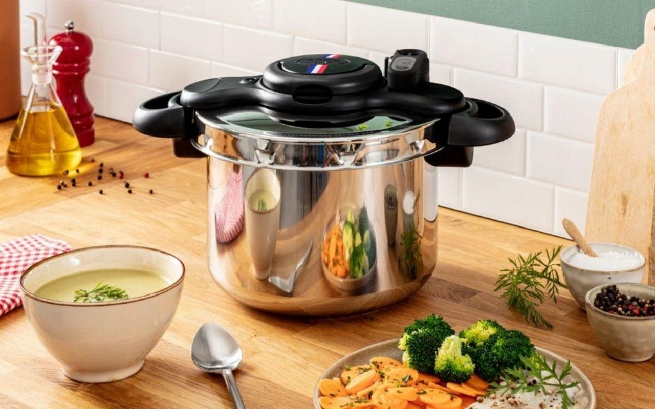 ANCIENNE COCOTTE MINUTE MOULINEX en alu breveté S.G.D.G EUR 45,00 - FR
