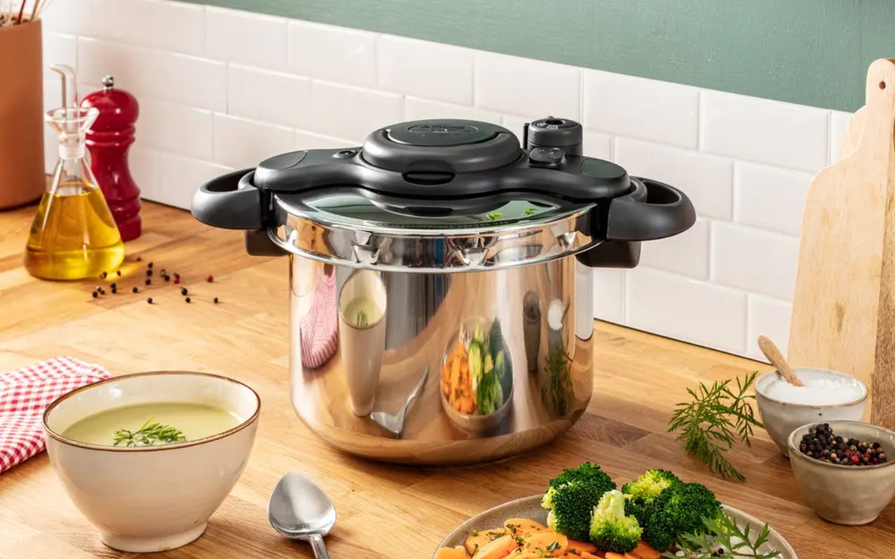 Cocotte Minute SEB Inox 6 Litres Avec Panier – Fabrication Française, Tous Feux Dont Induction
