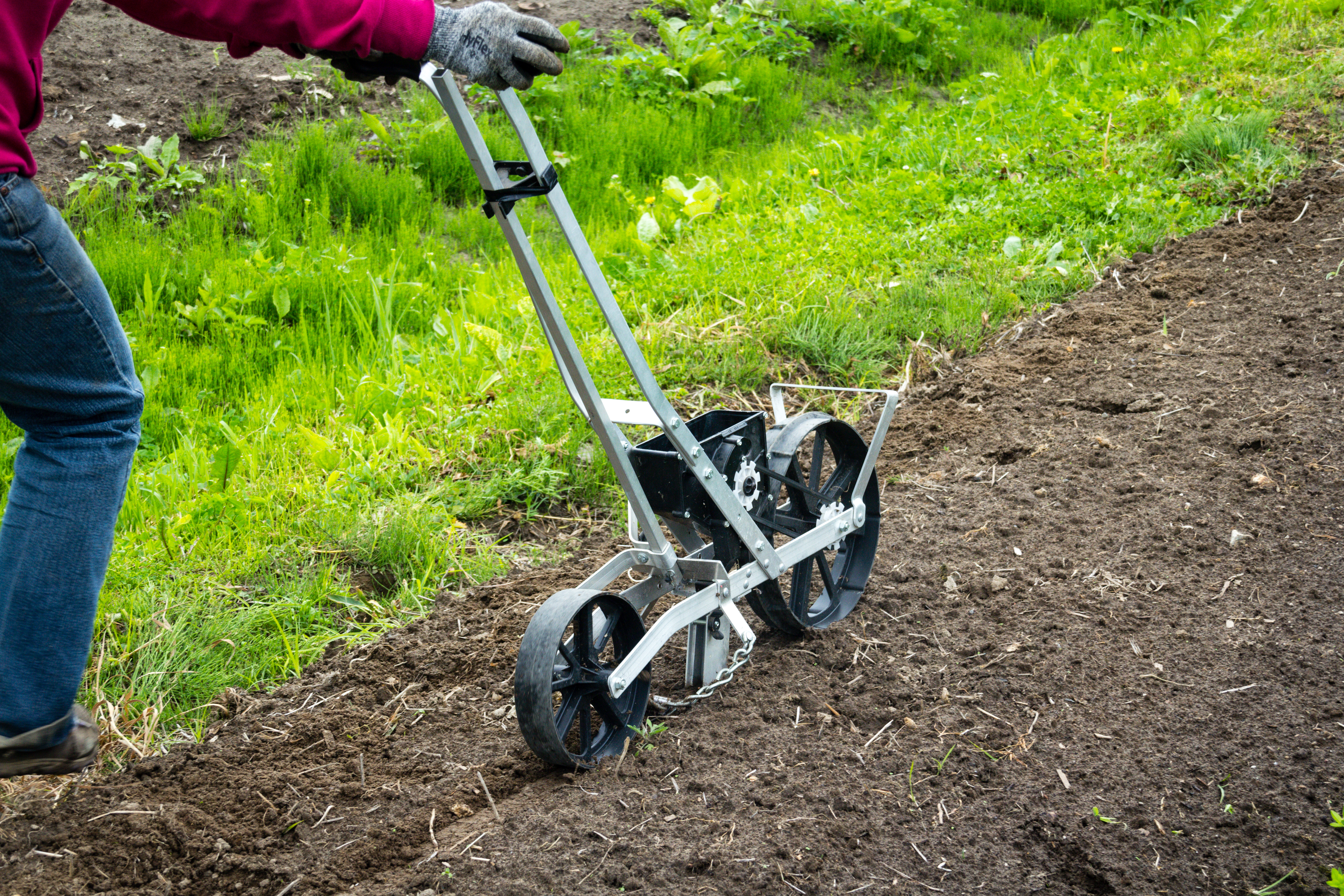 Semoir à Graines Manuel Réglable - Lot De 3 Outils De Jardin Avec 12 Trous | Pour Légumes Et Fleurs