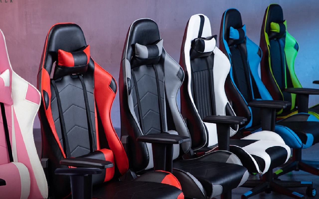 Chaise de Bureau / Fauteuil Gamer GTI 2 - noir et rouge –