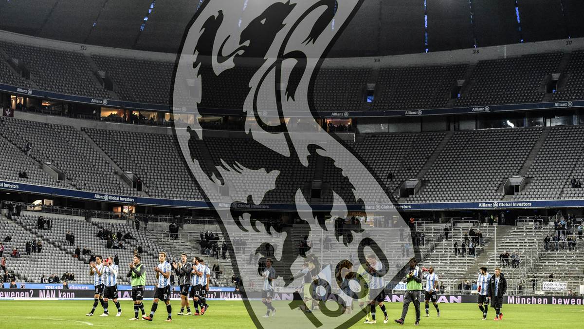 1860 München im Relegations-Rückspiel gegen Regensburg - Allianz Arena