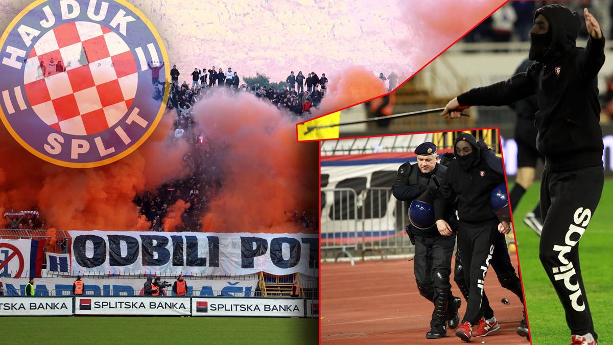 Foto: HNK Rijeka vs. HNK Hajduk Split - Bilder von Hajduk Split