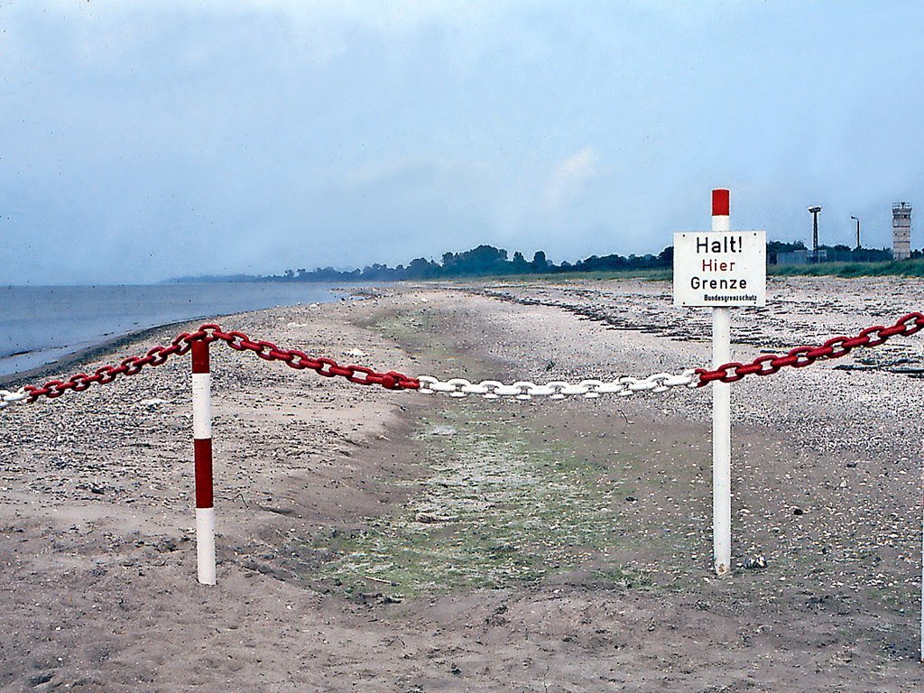 Eiserner Vorhang am Meer: Bilder von der Grenze am Priwall