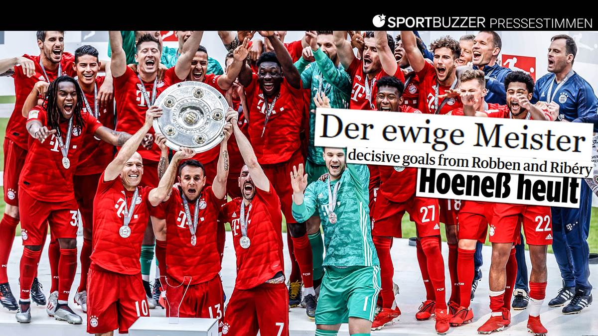 Internationale Pressestimmen zum 29. Meistertitel des FC Bayern: Party im  Fotofinish