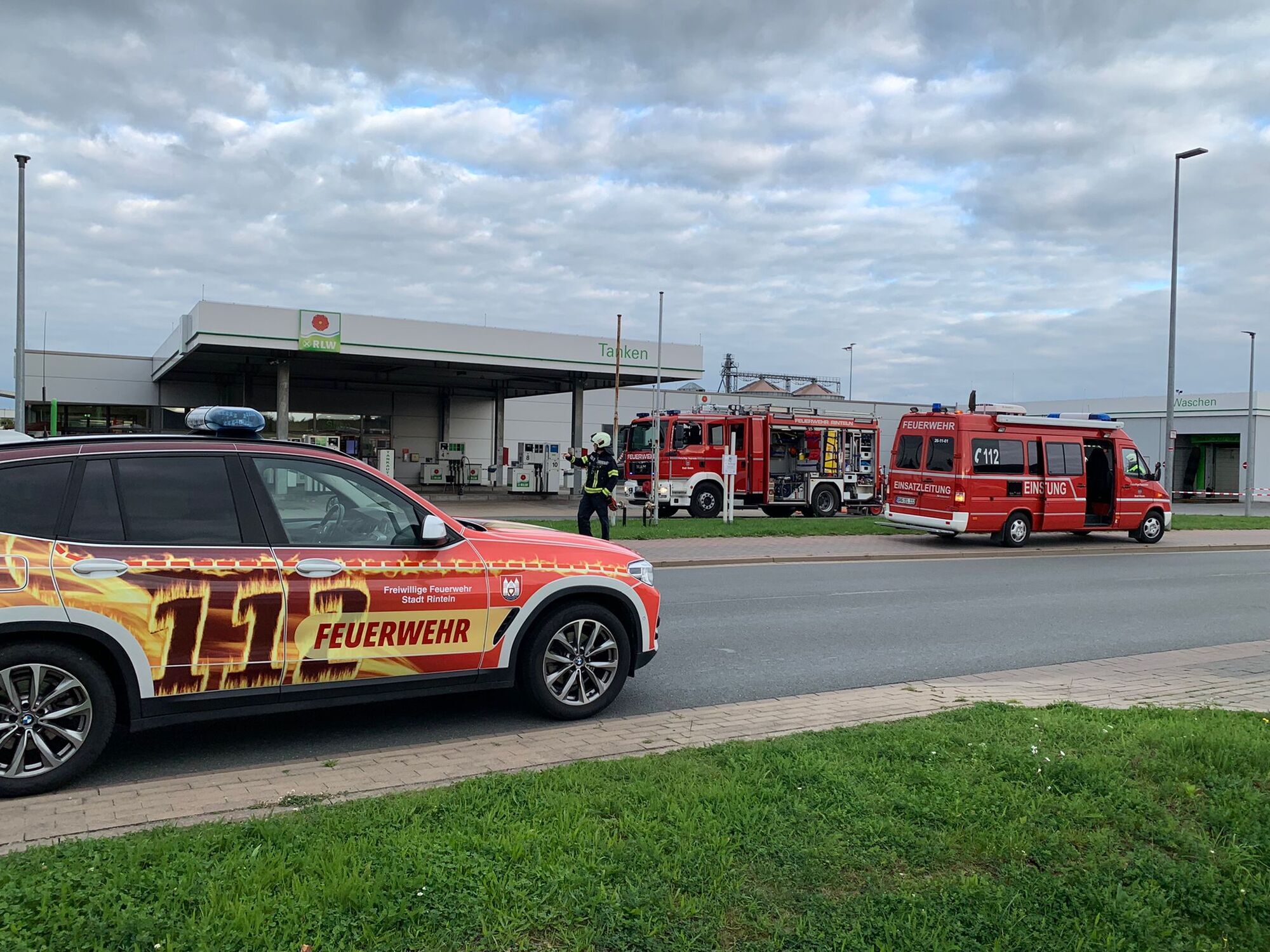 Explosionsgefahr: Gasaustritt bei Raiffeisen-Tankstelle in Rinteln
