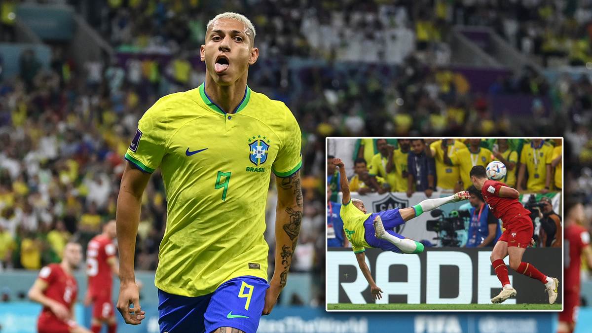 Doppelpacker Richarlison glänzt mit Weltklasse-Tor Brasilien zaubert sich gegen Serbien zum Sieg