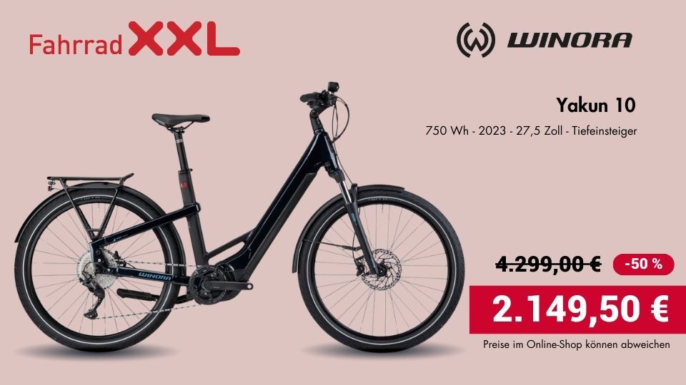 Fahrrad XXL in Dresden: 1.000 E-Bikes zum halben Preis bis 23.03.2025