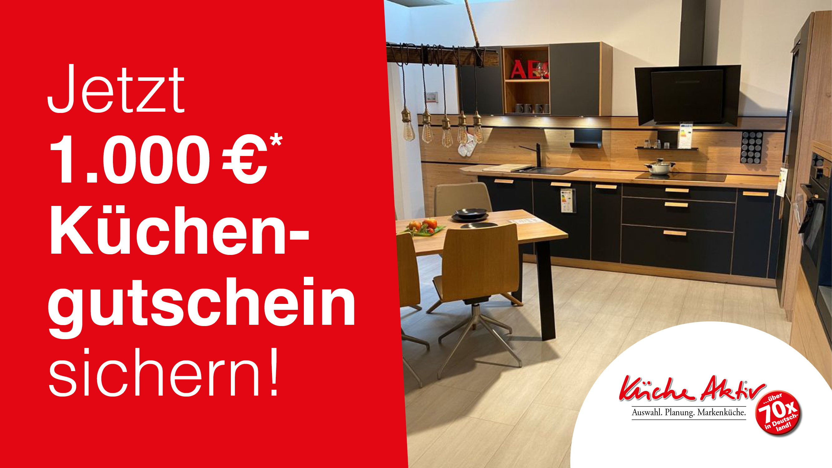 Küche Aktiv: Spare 1.000 € auf deine Traumküche bis zum 15. November