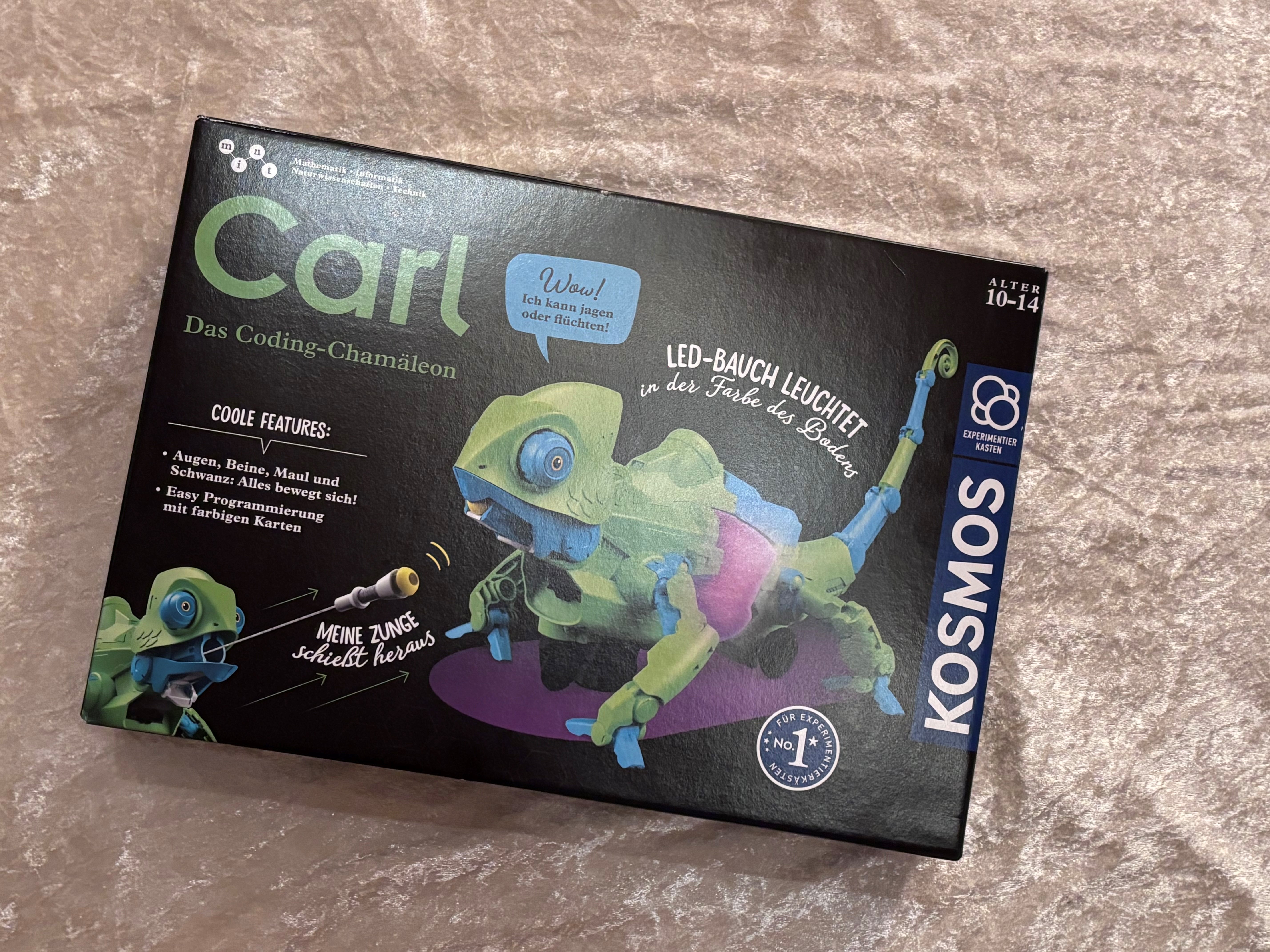 KOSMOS 621391 - CARL Das Coding-Chamäleon, Roboter-Chamäleon mit … - Jetzt bei  bestellen