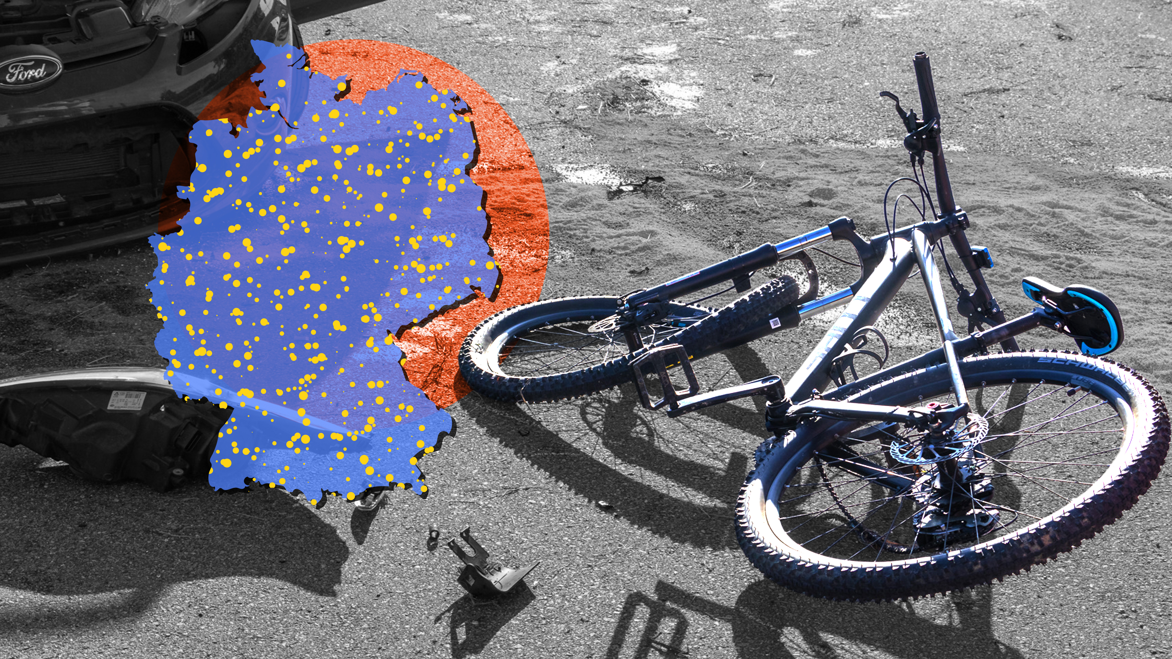 Wo Radfahren gefhrlich ist: Karte zeigt Unfall-Hotspots in Ihrer Region