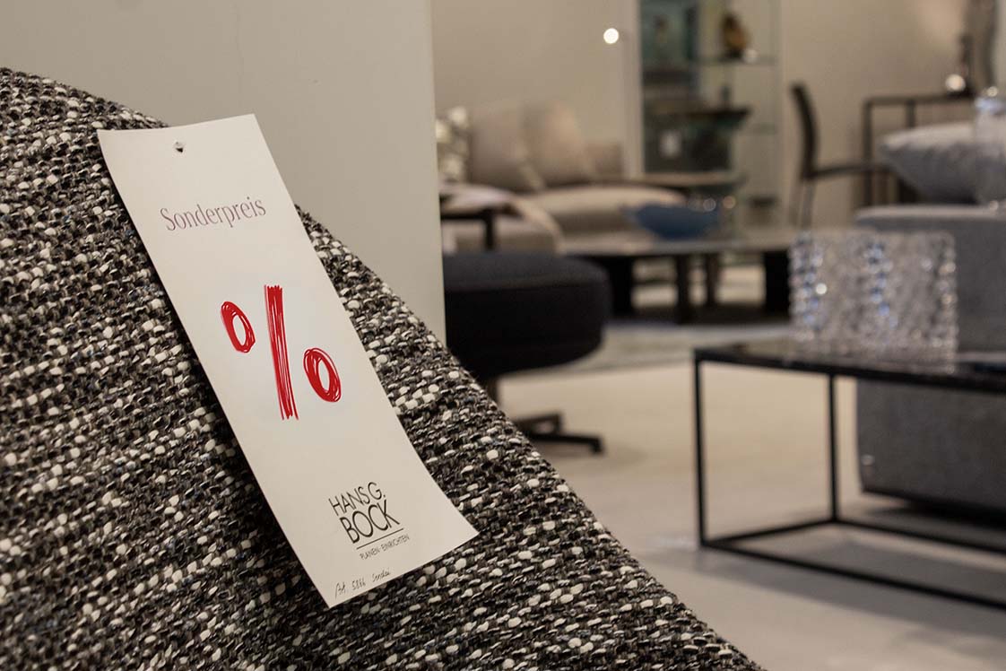Designermöbel von Minotti, Poliform & Co. bis 40 % günstiger bei Hans G. Bock in Hannover