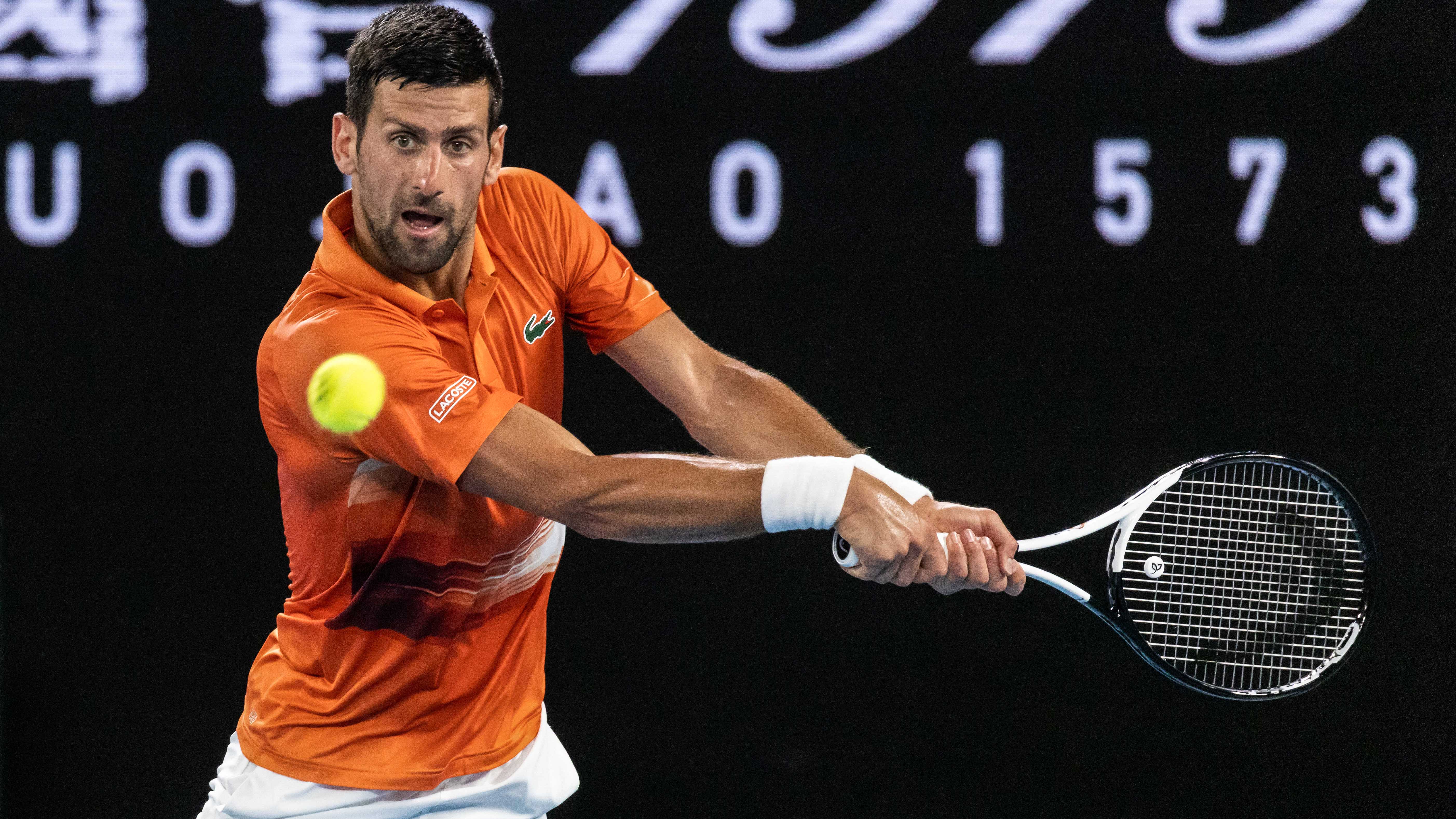 Australian Open tennis-Topfavorit Novak Djokovic wieder da