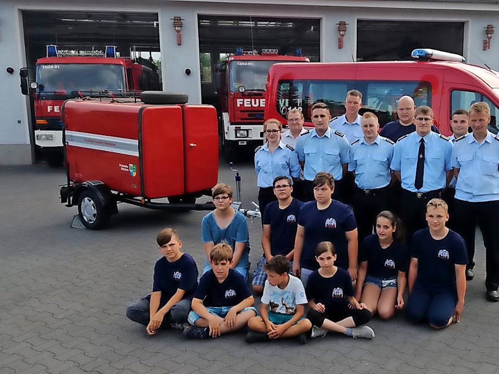 Bötzow: Besuch bei der Feuerwehr