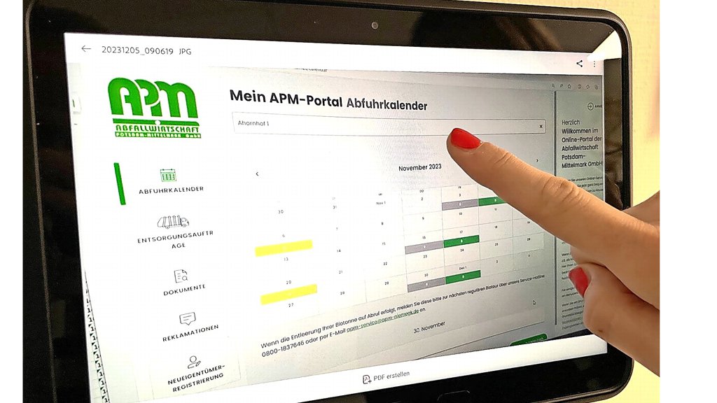 Potsdam Mittelmarks Abfallbetrieb APM startet digitalen B rgerservice