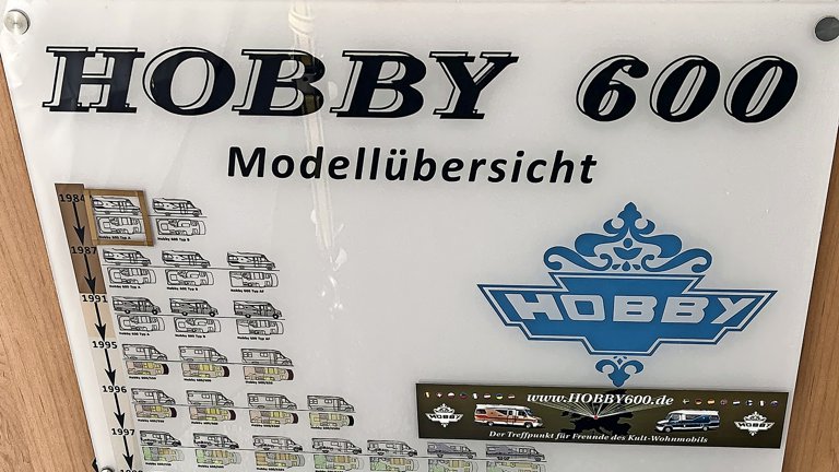 Hobby 600 - Ein Wohnmobil ist Kult - Nachtschränkchen - Hobby 600