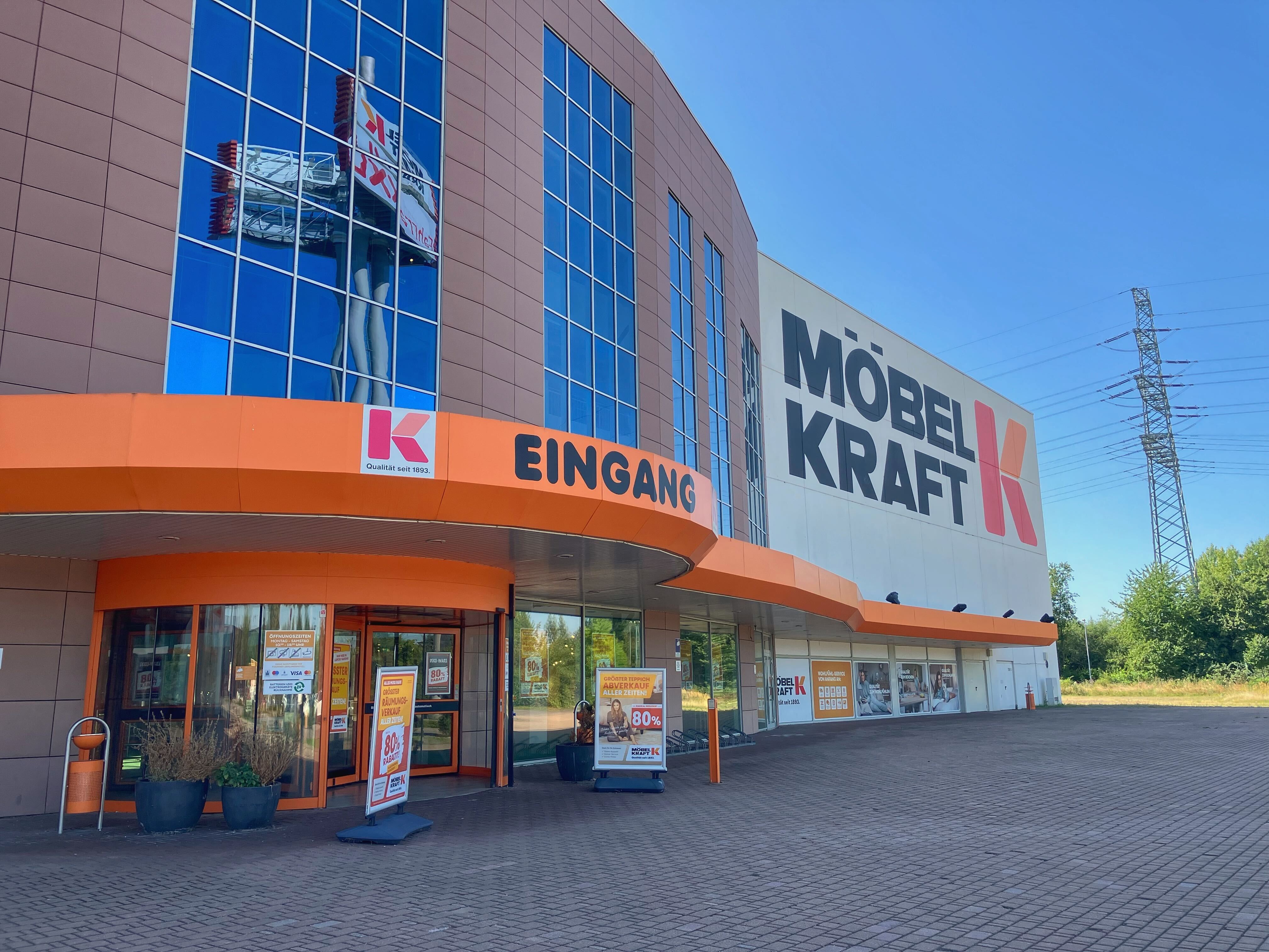 Möbel Kraft Leipzig/Taucha schließt: Die Marke des Nachfolgers steht fest