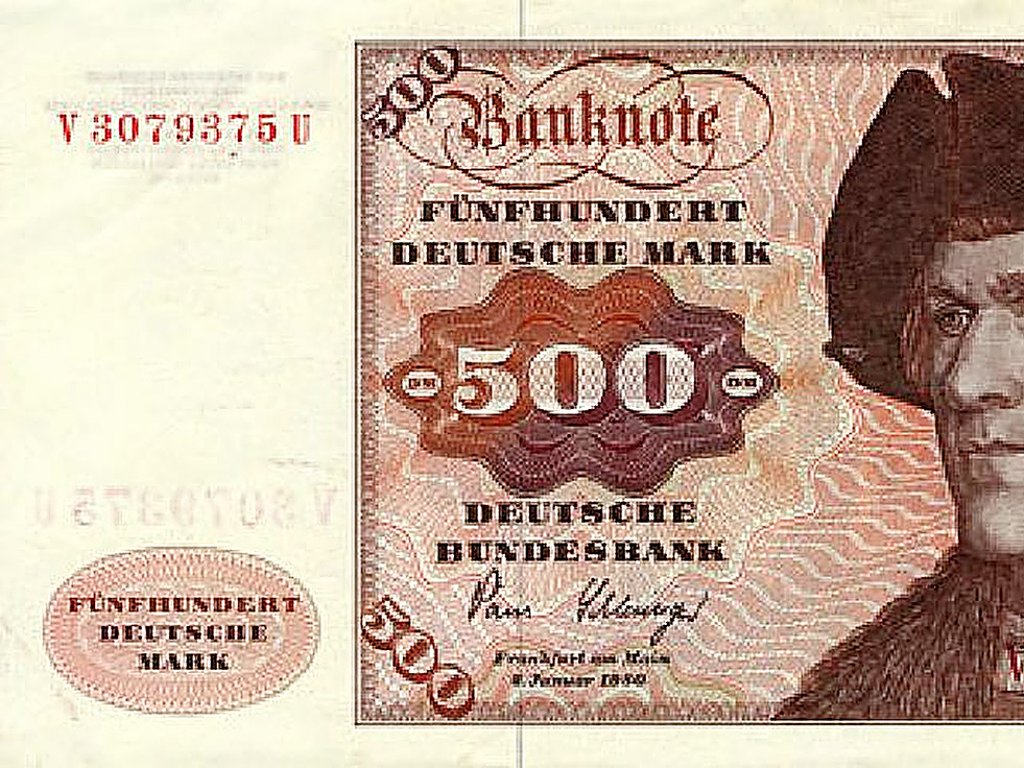 DM-Deutsche Mark 1:12 Geld für den Kaufladen für die Puppenstube 