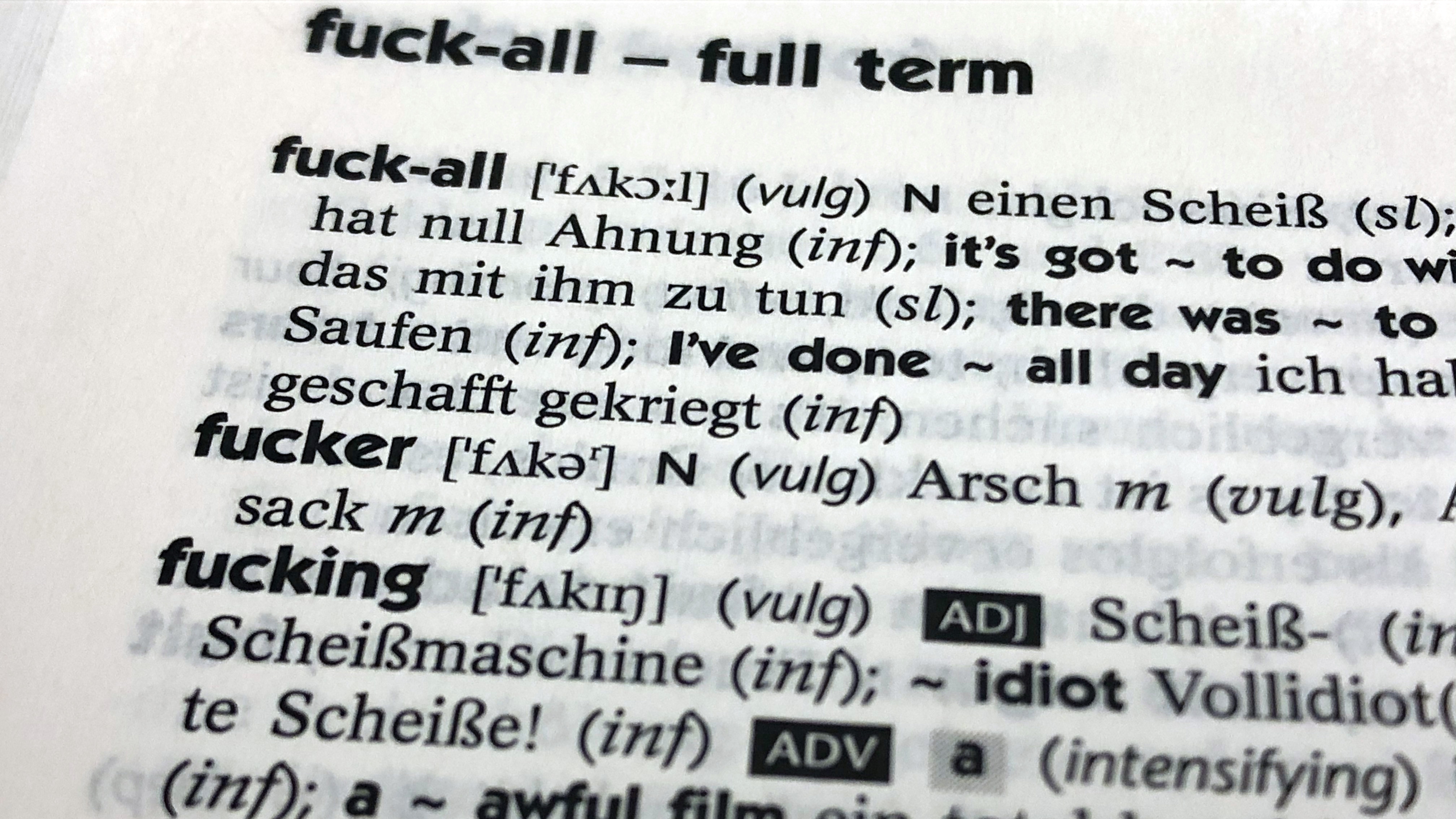 Von „scheiße“ zu „fuck“: Deutsche Schimpfwörter werden sexualisierter