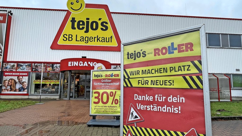 Oldenburg: Möbelhaus Tejo's wird zu Roller, Umbau bei XXXLutz-Tochter