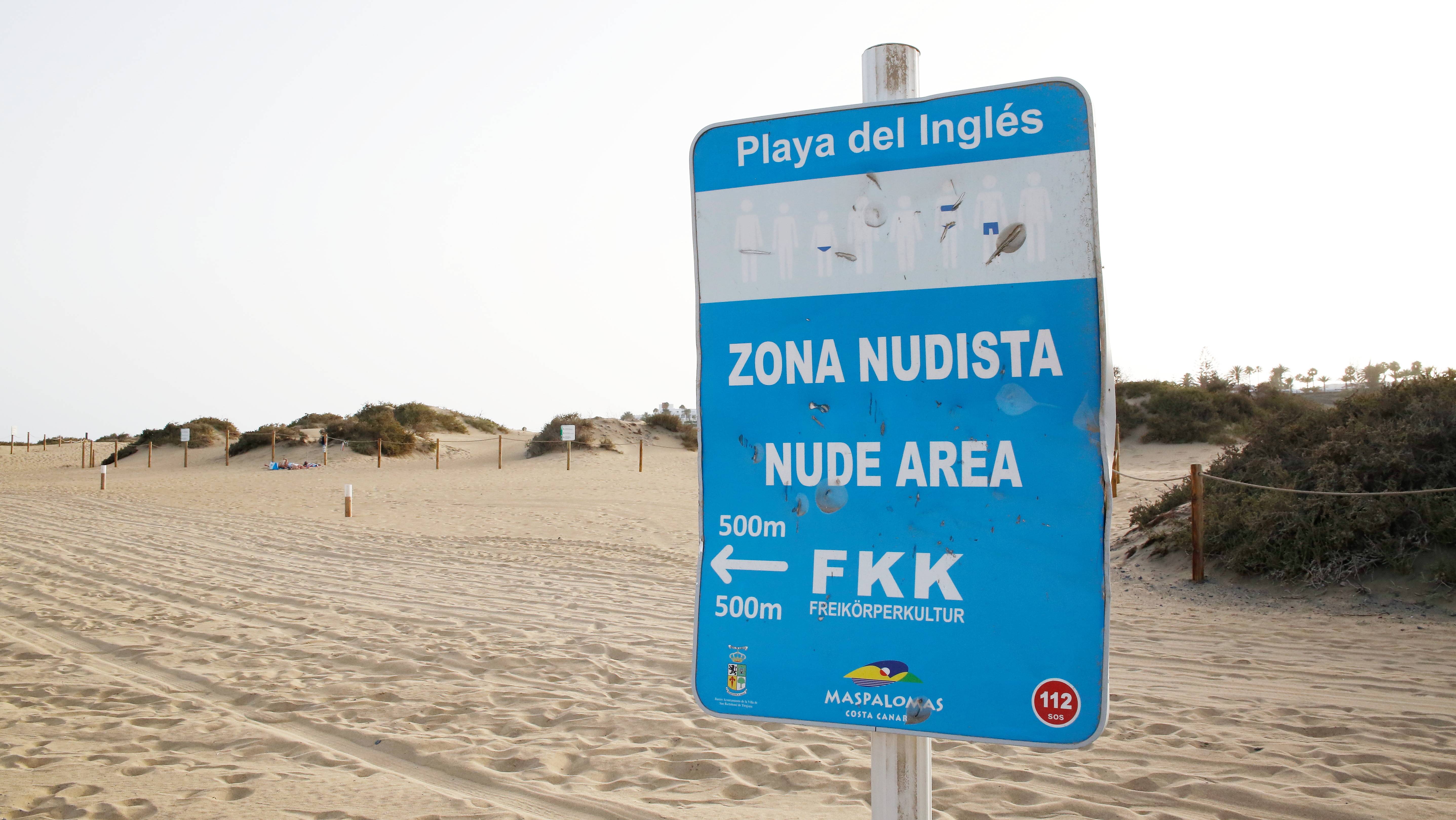 Wir sehen uns im märz in maspalomas - fkkzone