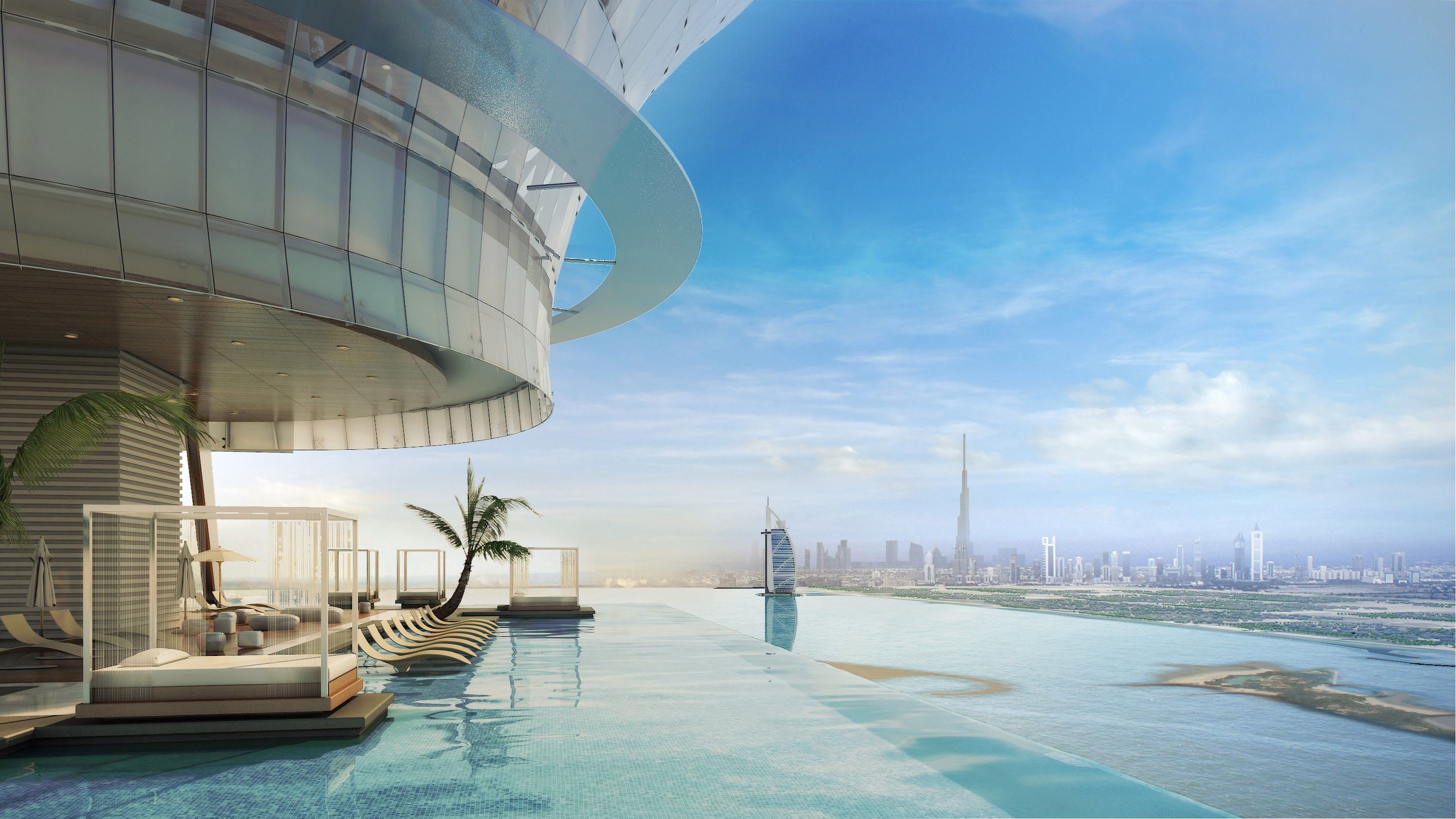 Dubai Swimming Pool Infinity Pool Dubai | AURA SKYPOOL