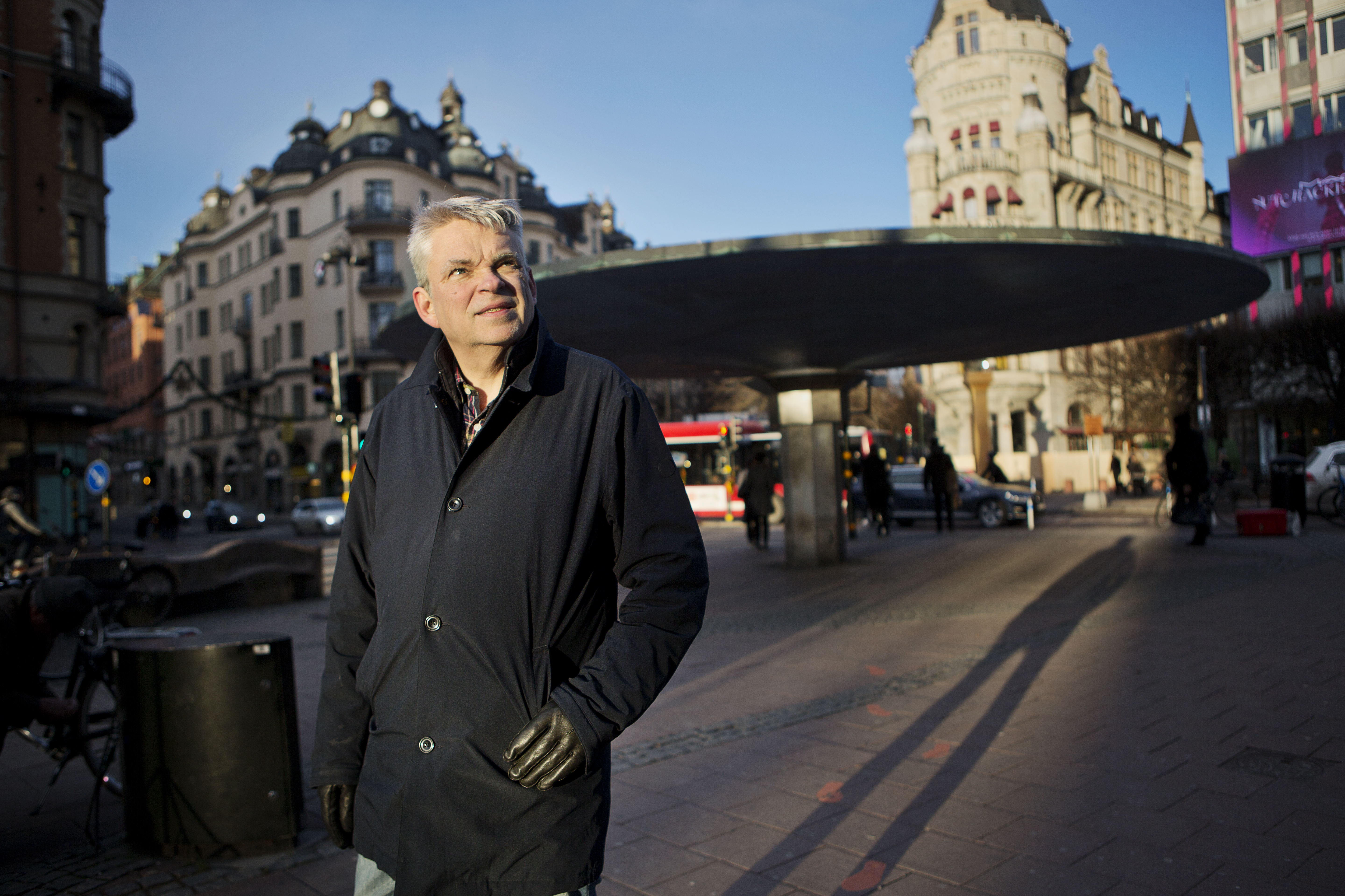 På STureplan i Stockholm: Stefan Swärd, pastor inom Evangeliska frikyrkan.