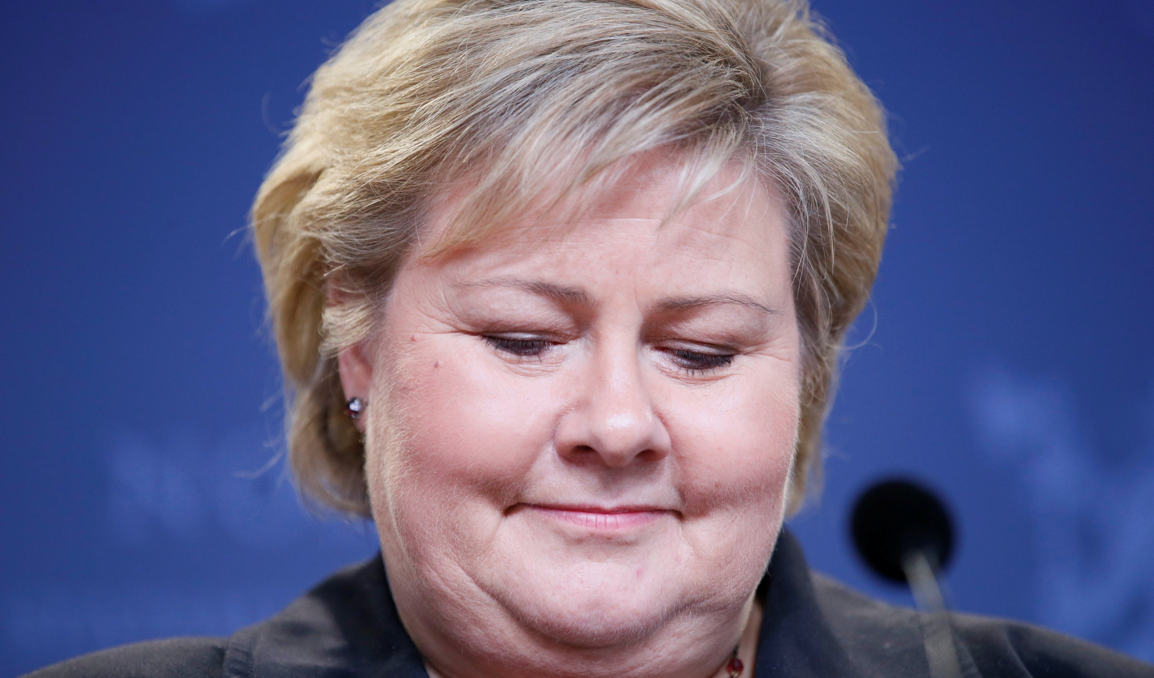 Strukket seg: Erna Solberg mener regjeringen har lagt på bordet forslag til betydelige klimakutt. Foto: NTB scanpix