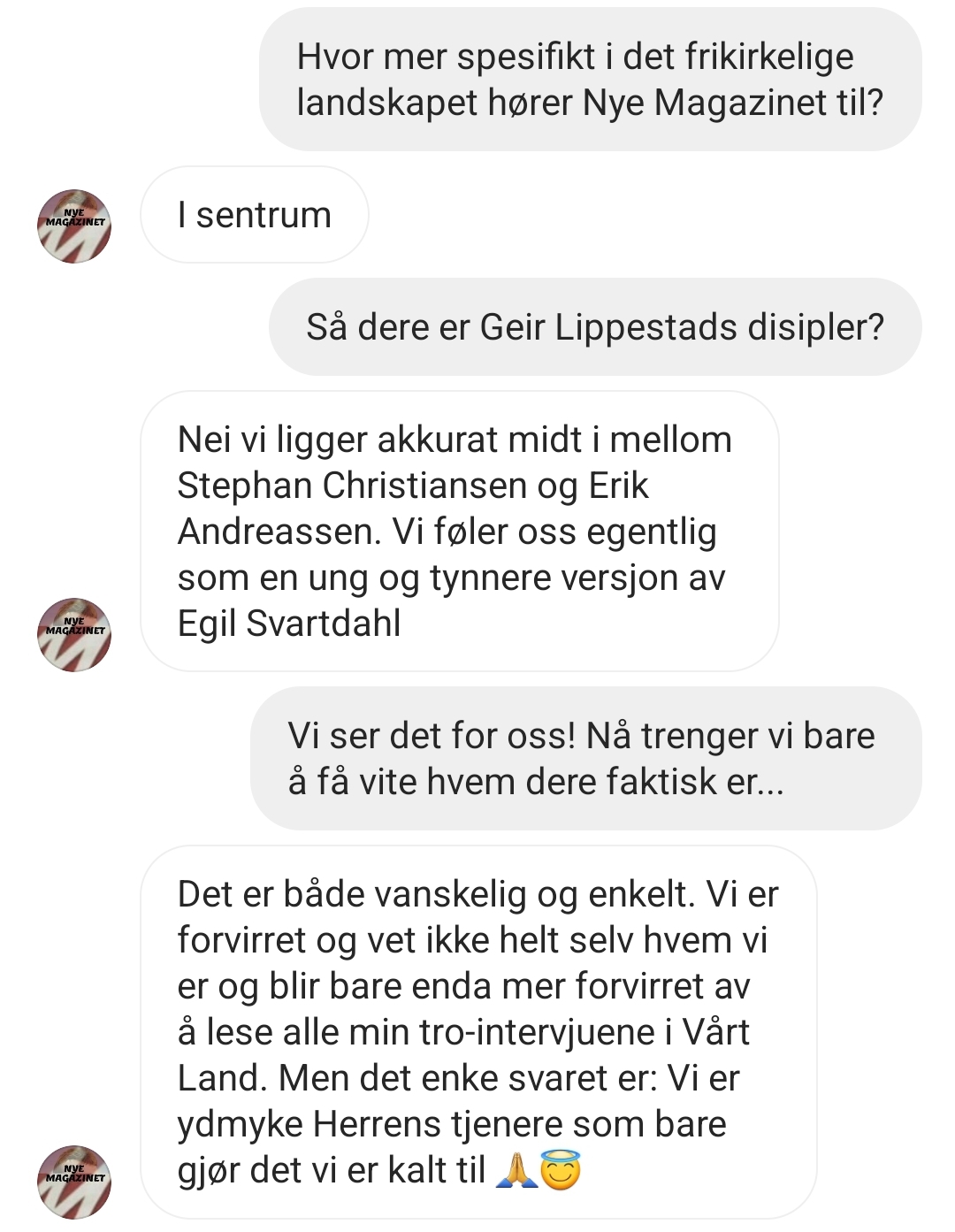 Chat med Nye Magazinet