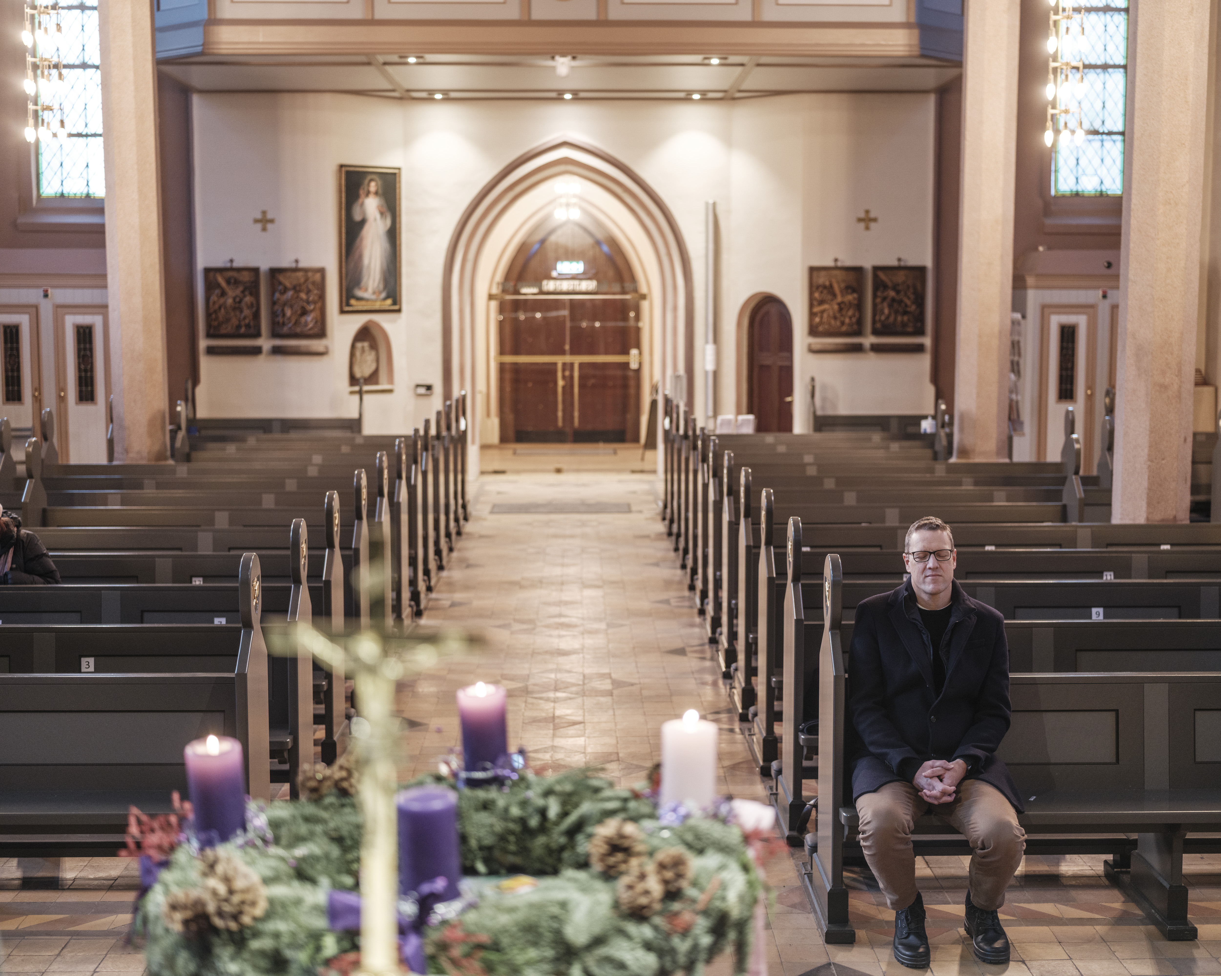 Morten Simonsen. St Olav domkirke. Den katolske kirke.