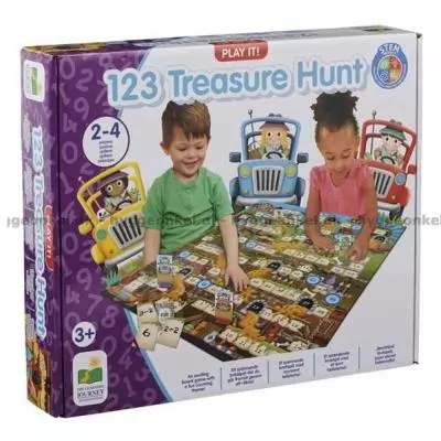 Barnspelet "123 Treasure Hunt", omslag.