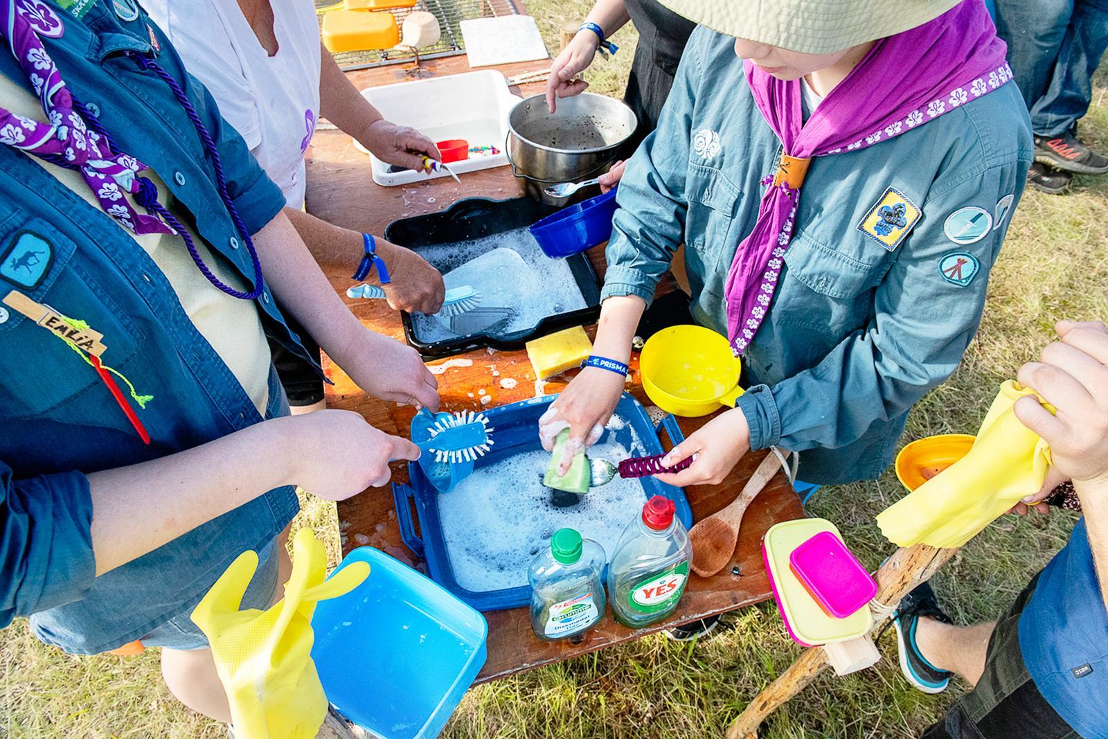 Equmeiascouter på lägret Prisma 2019.