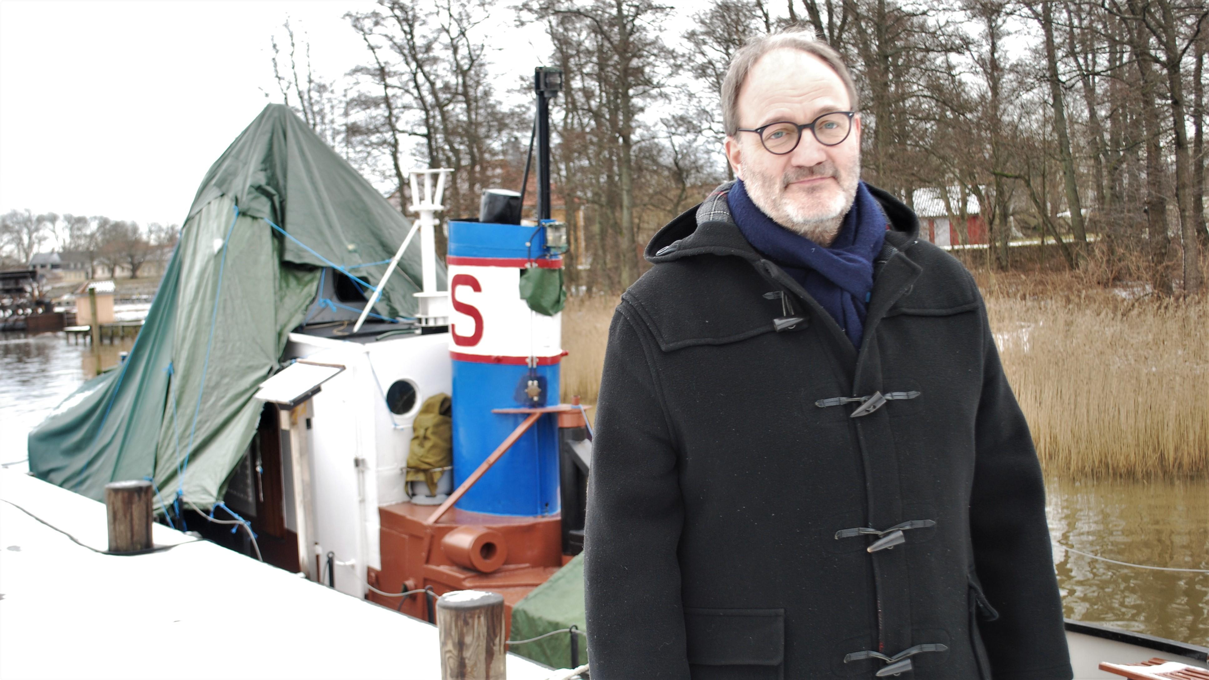 Statstipendiat Petter Ringen Johannessen mener slepebåtaksjonen har alle ingredienser til å bli en god spillefilm. – Hvis noen er interessert, er det bare å si ifra!