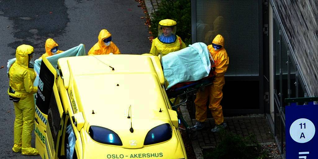 Ebola-smittet ute av isolat