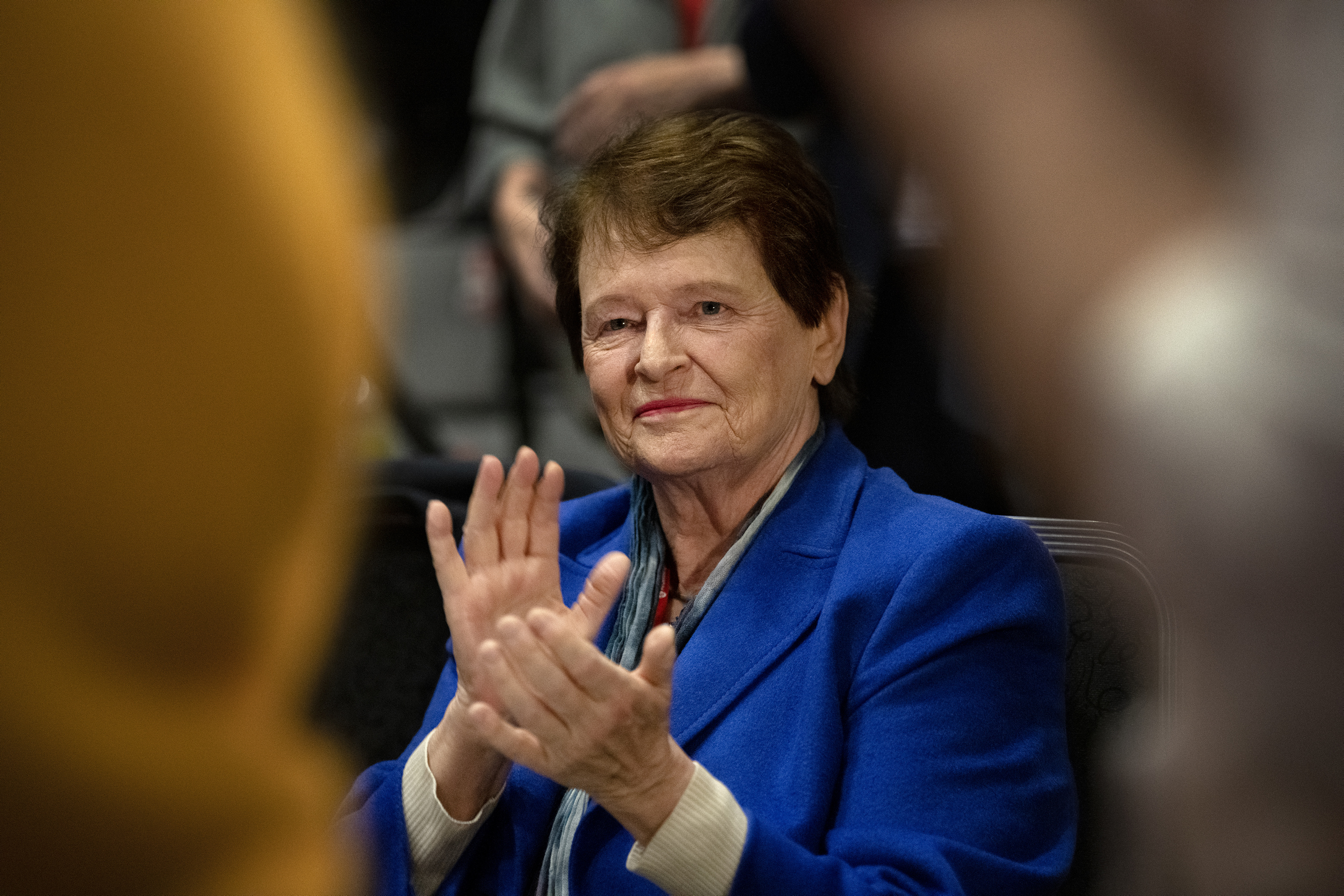 Gro Harlem Brundtland, her under  Arbeiderpartiets landsmøte 2019.