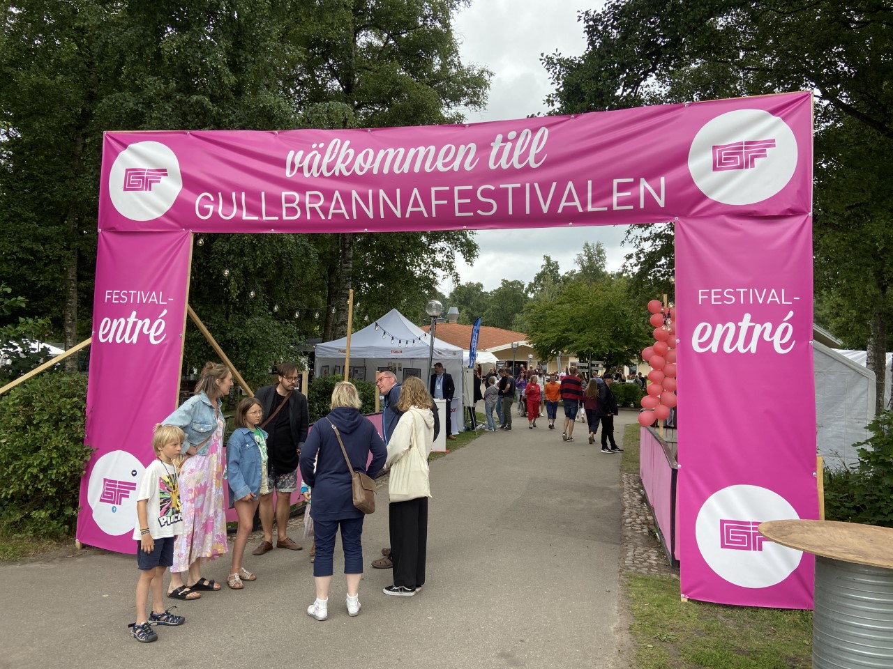 Entrén till Gullbrannafestivalen 2022.