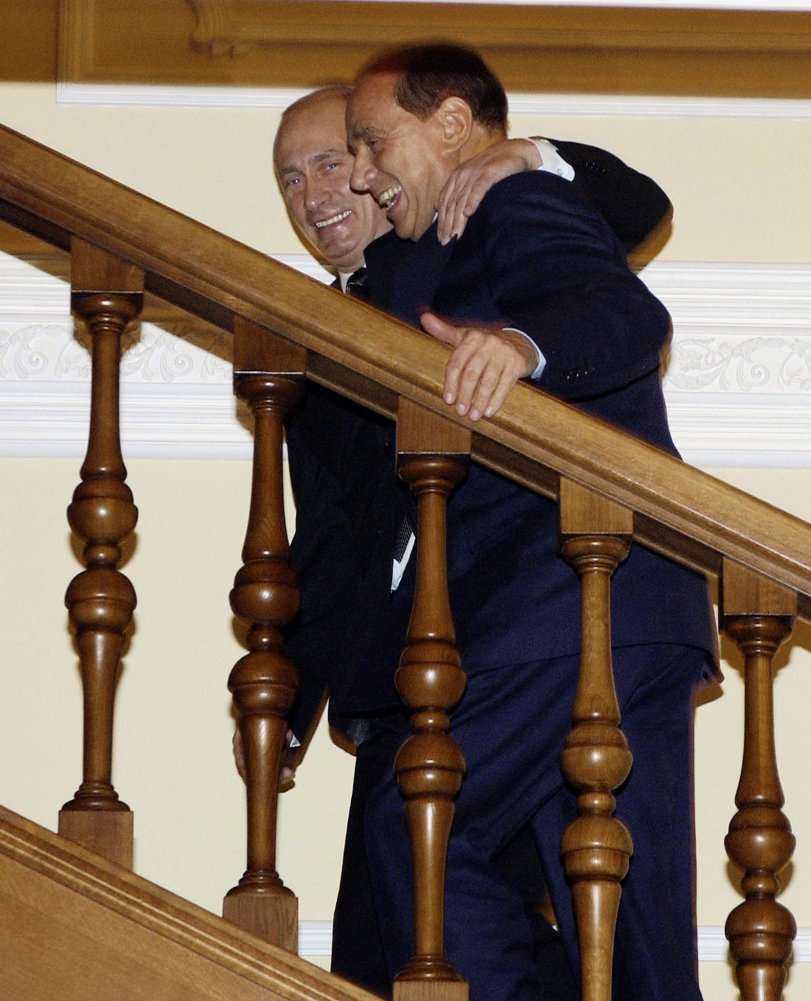 Silvio Berlusconi sammen med Russlands president Vladimir Putin i 2004.