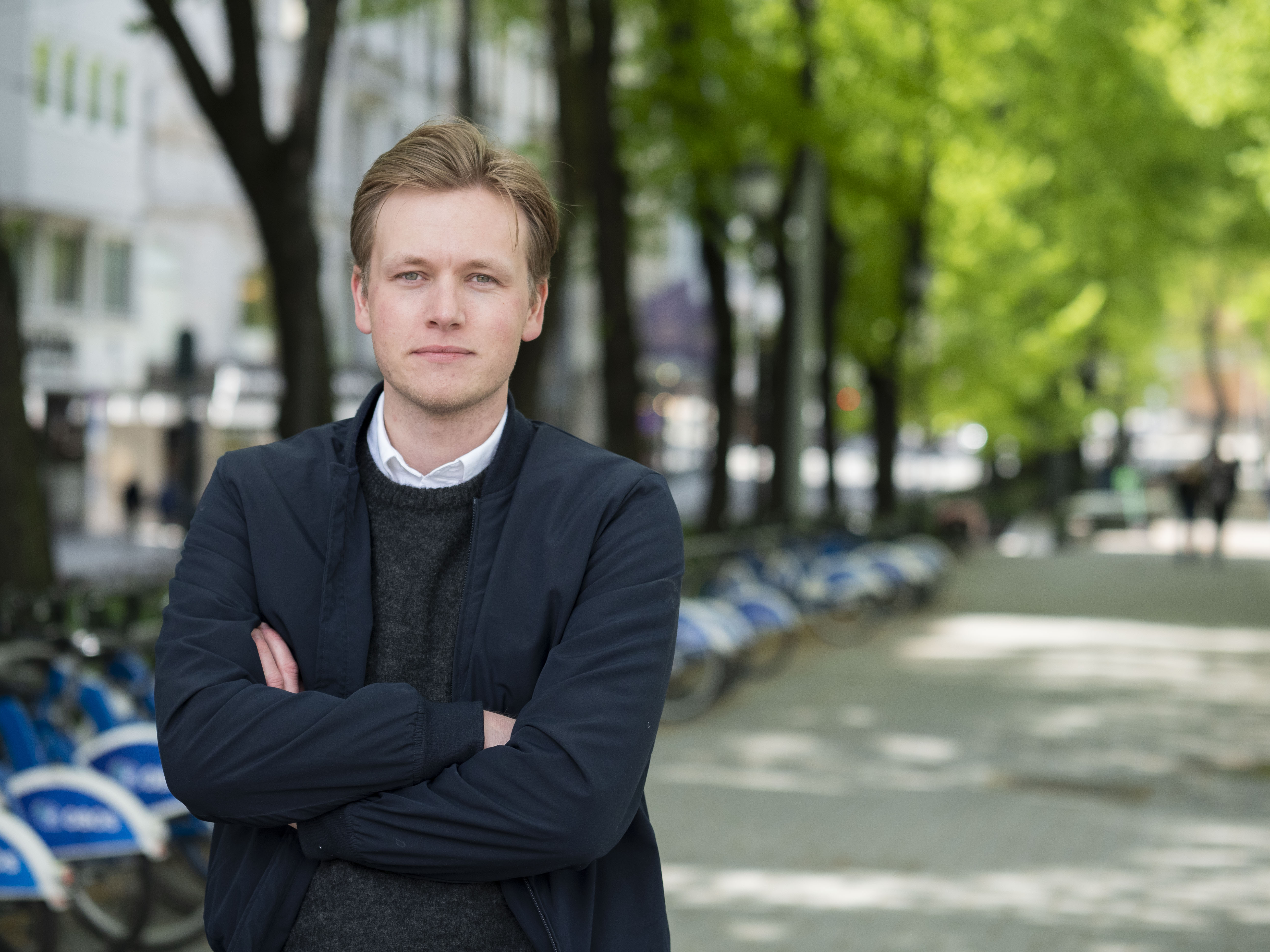 Sondre Hansmark, leder for Unge Venstre