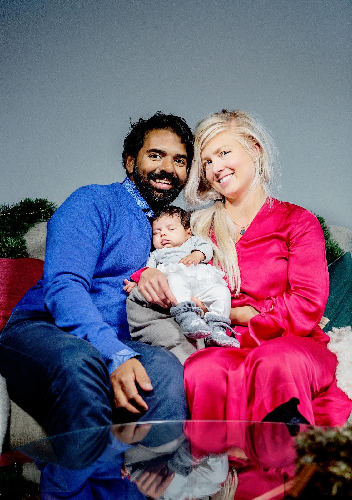 Från tv-dejt i Tro, hopp och kärlek – nu firas första julen som familj