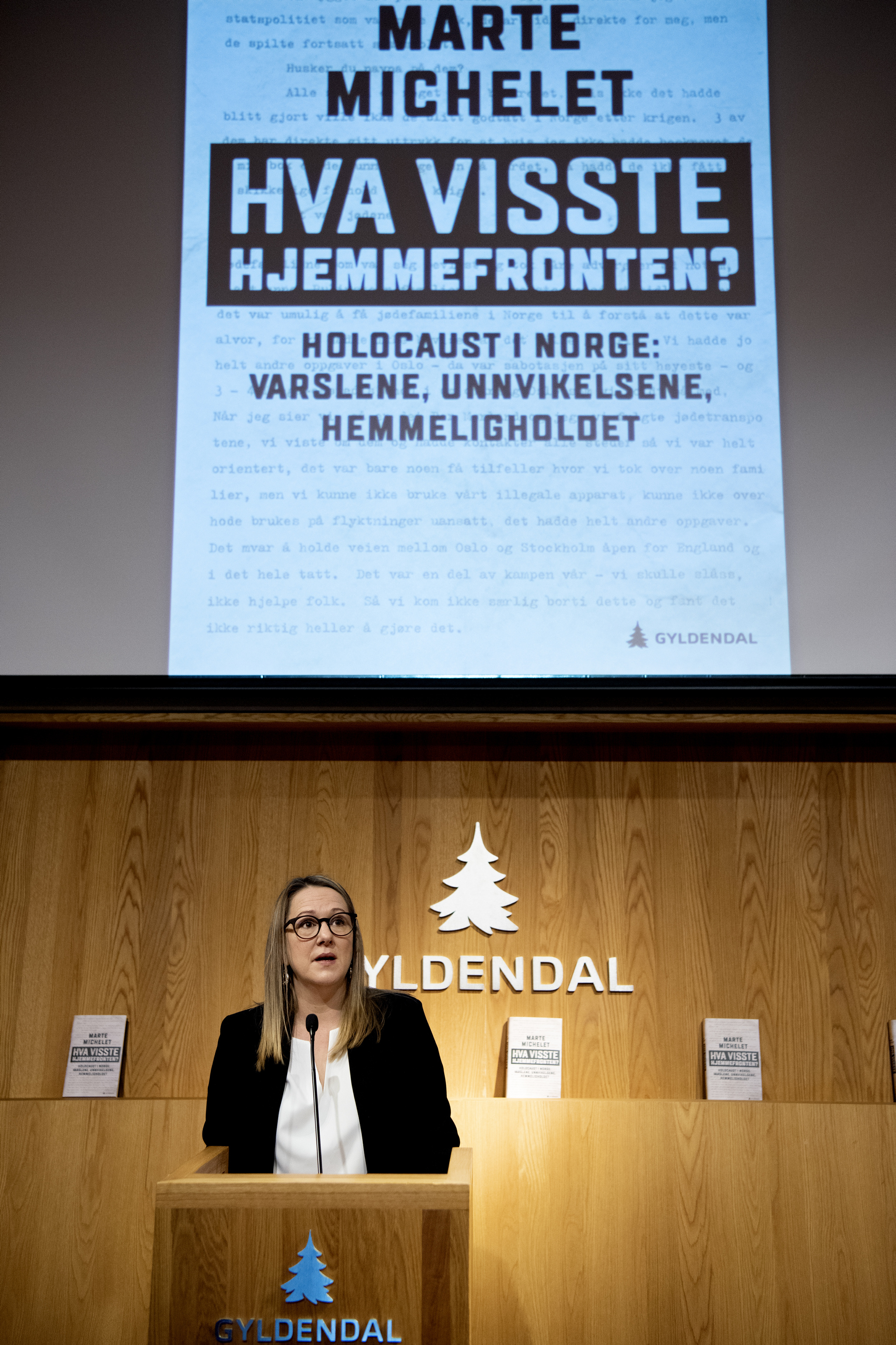 Marte Michelet. Forfatter. Utkommer med boka Hva visste hjemmefronten? Holocaust i Norge: varslene, unnvikelsene, hemmeligholdet.