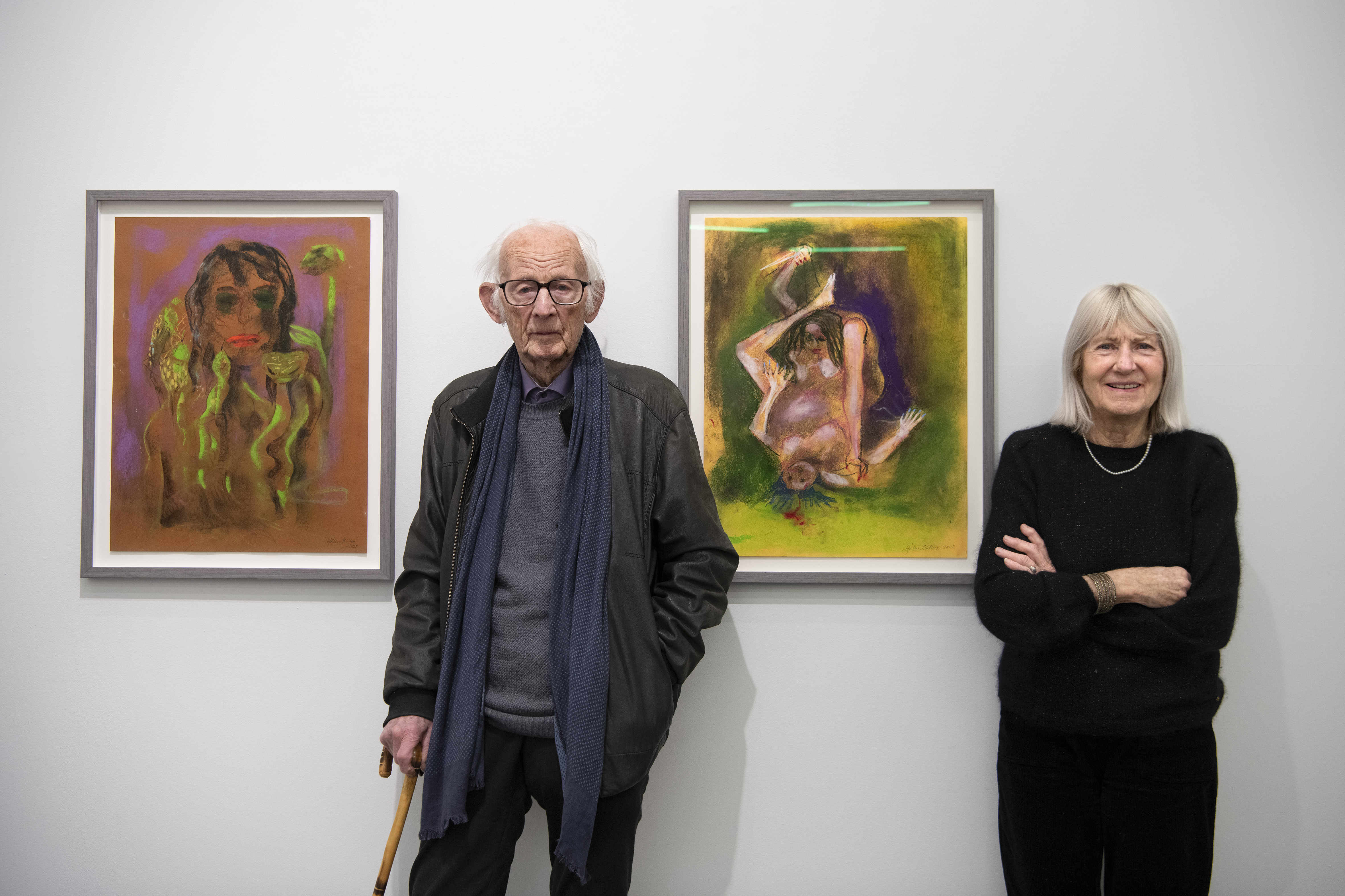 Håkon Bleken. Samtidskunstner. "Meditasjoner over Dantes Inferno" på Galleri Brandstrup.