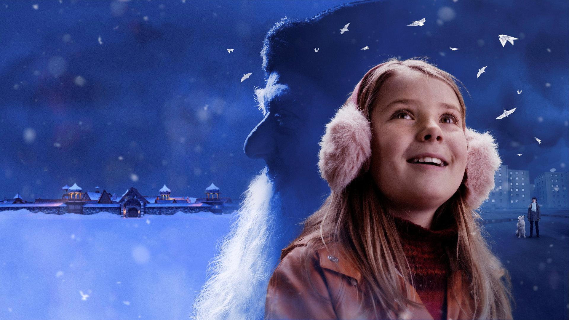 NRK byr på tidenes juelekalendersuksess på mange kanaler i desember.  «Snøfall» og Selma som ønsker seg familie til jul. Foto: NRK